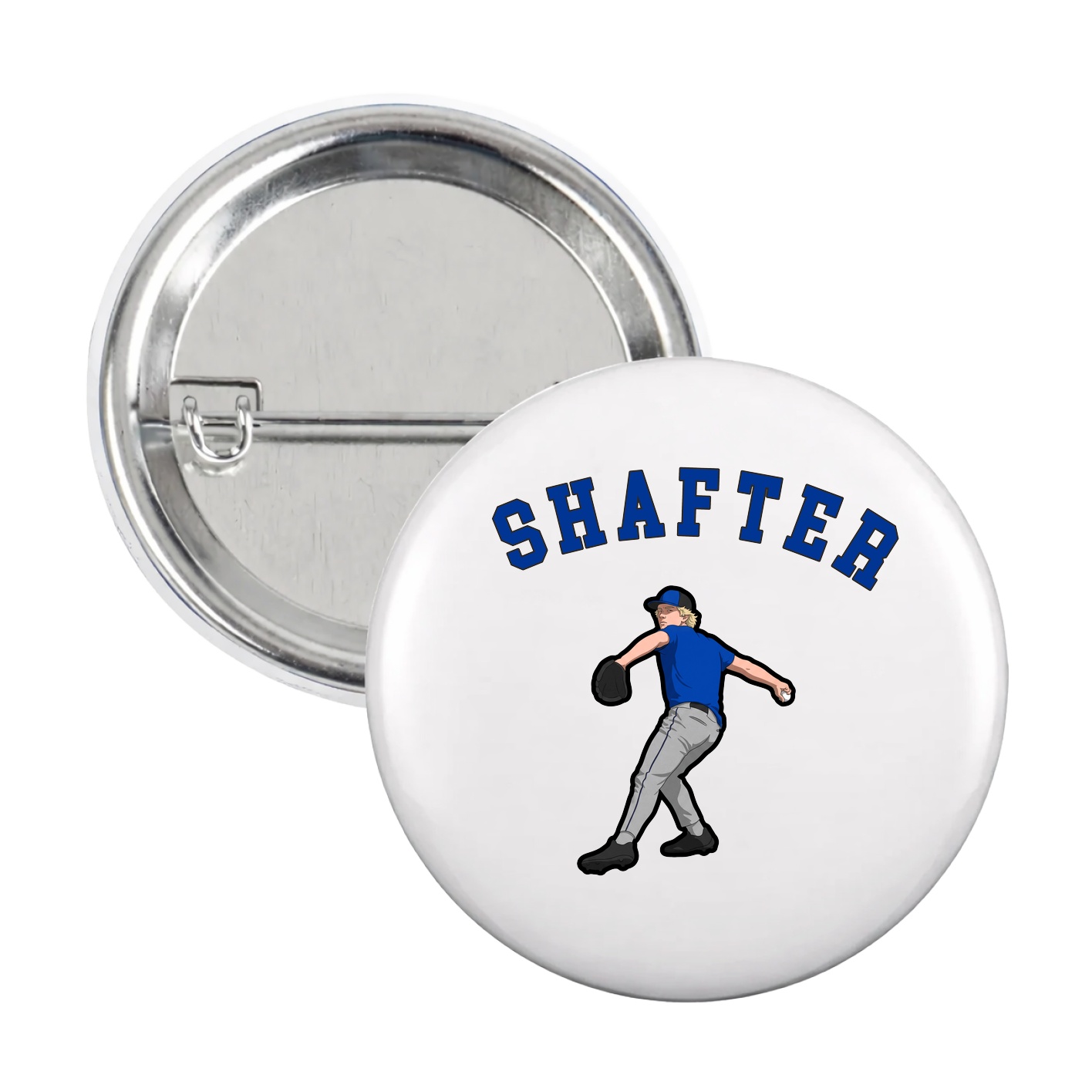 Game Day Button — Shirsey Arch in White
