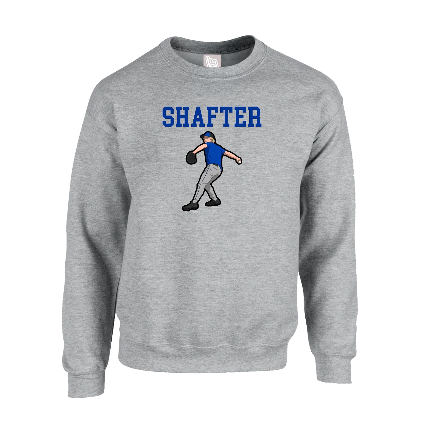 Fleece Crew — Shirsey in Grey