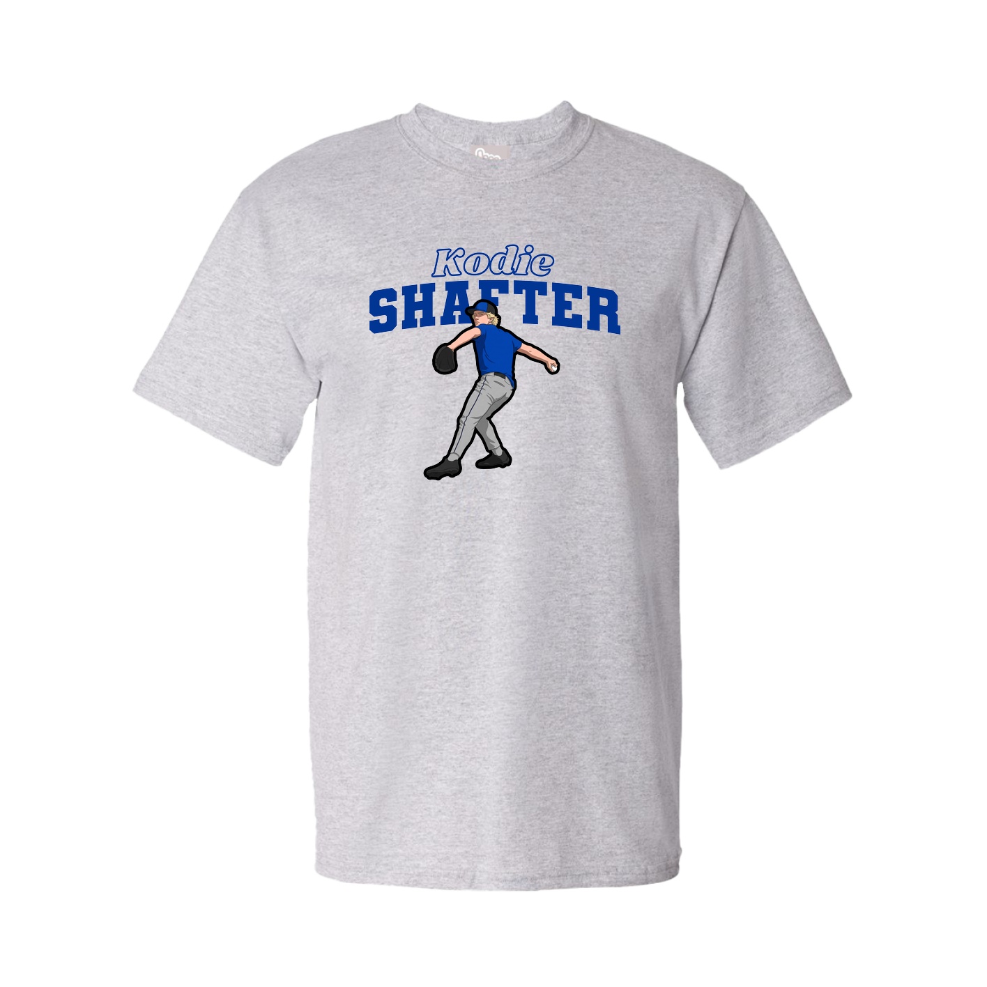 Tee — Name Arch in Grey
