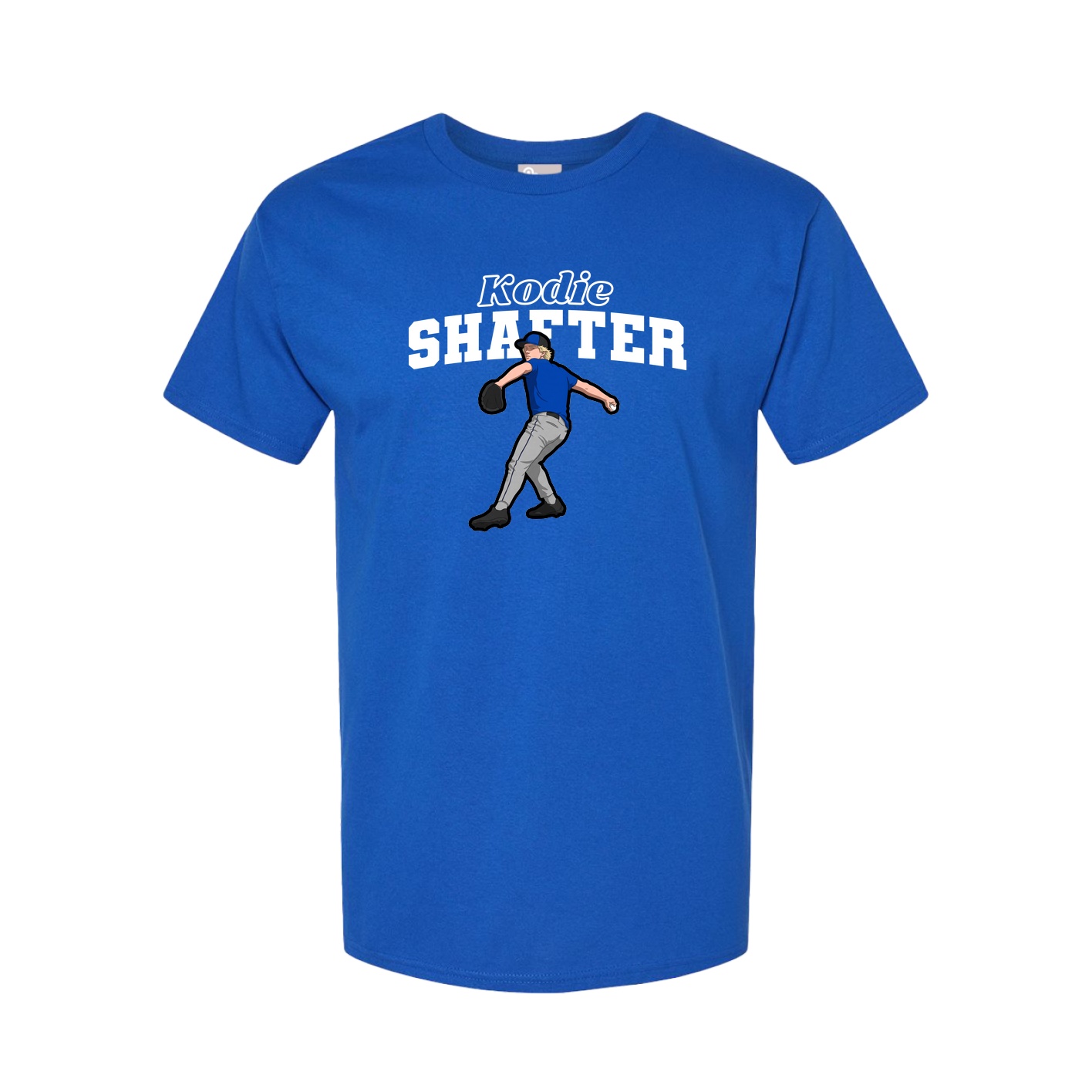 Tee — Name Arch in Royal