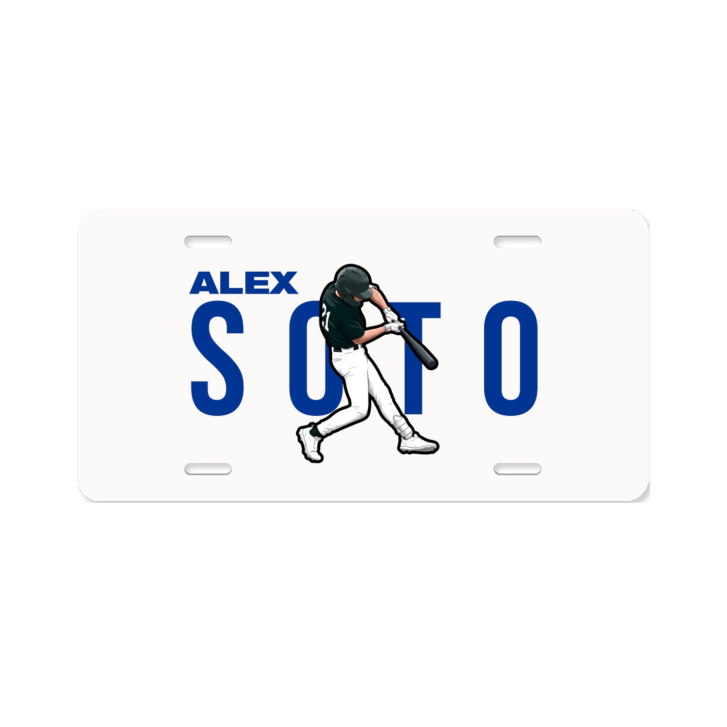 License Plate — Player Name in Classic
