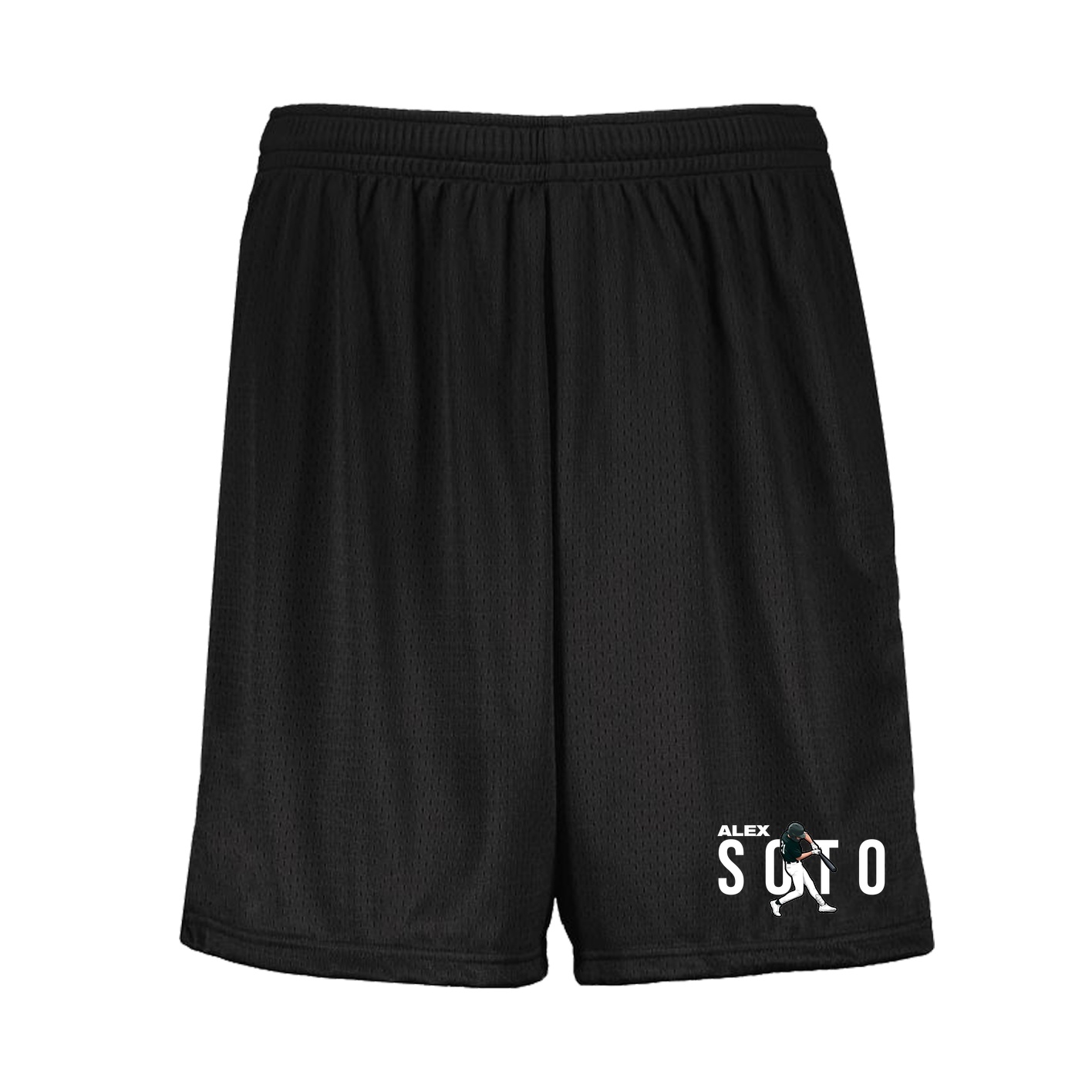 Shorts — Player Name in Black