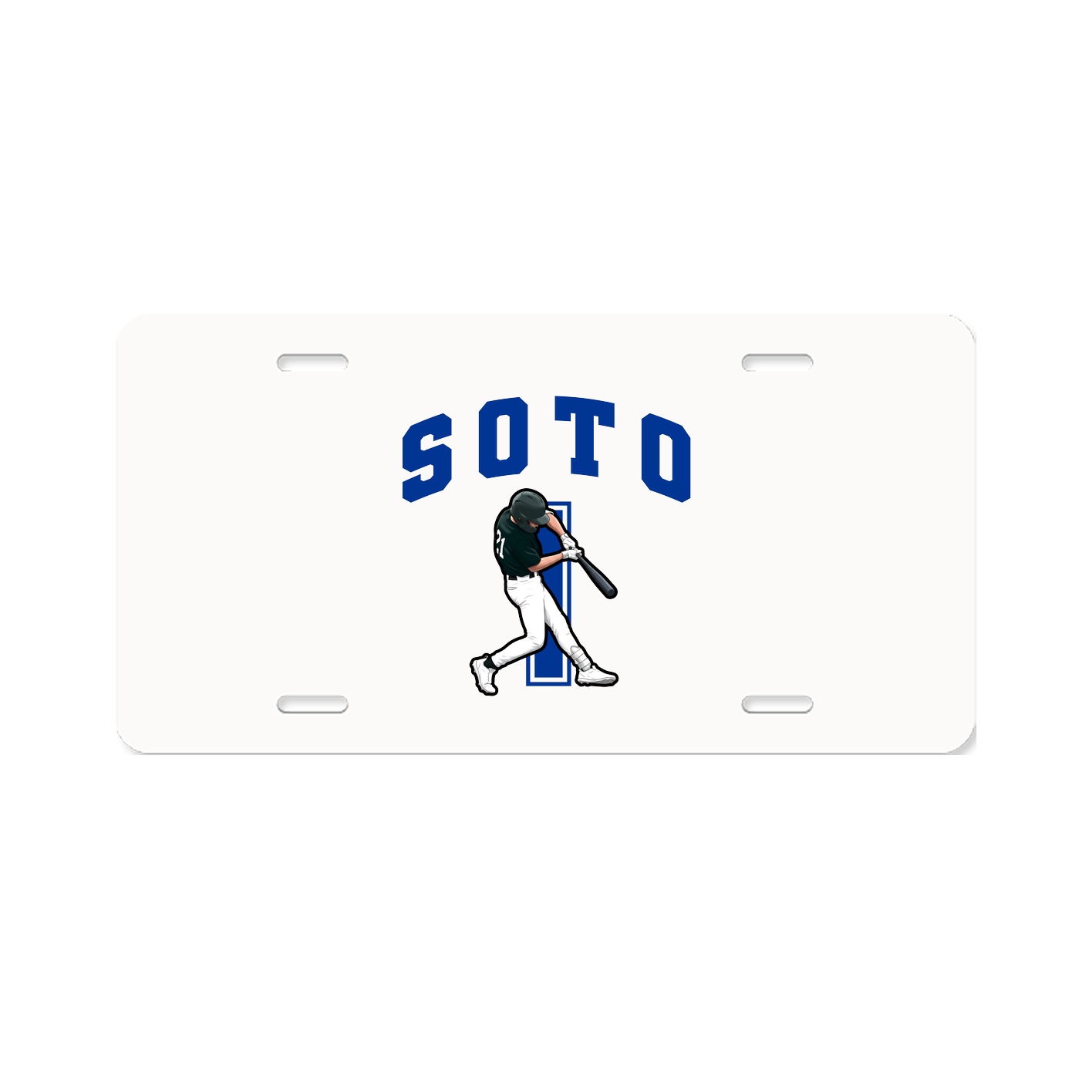 License Plate — Number in Classic