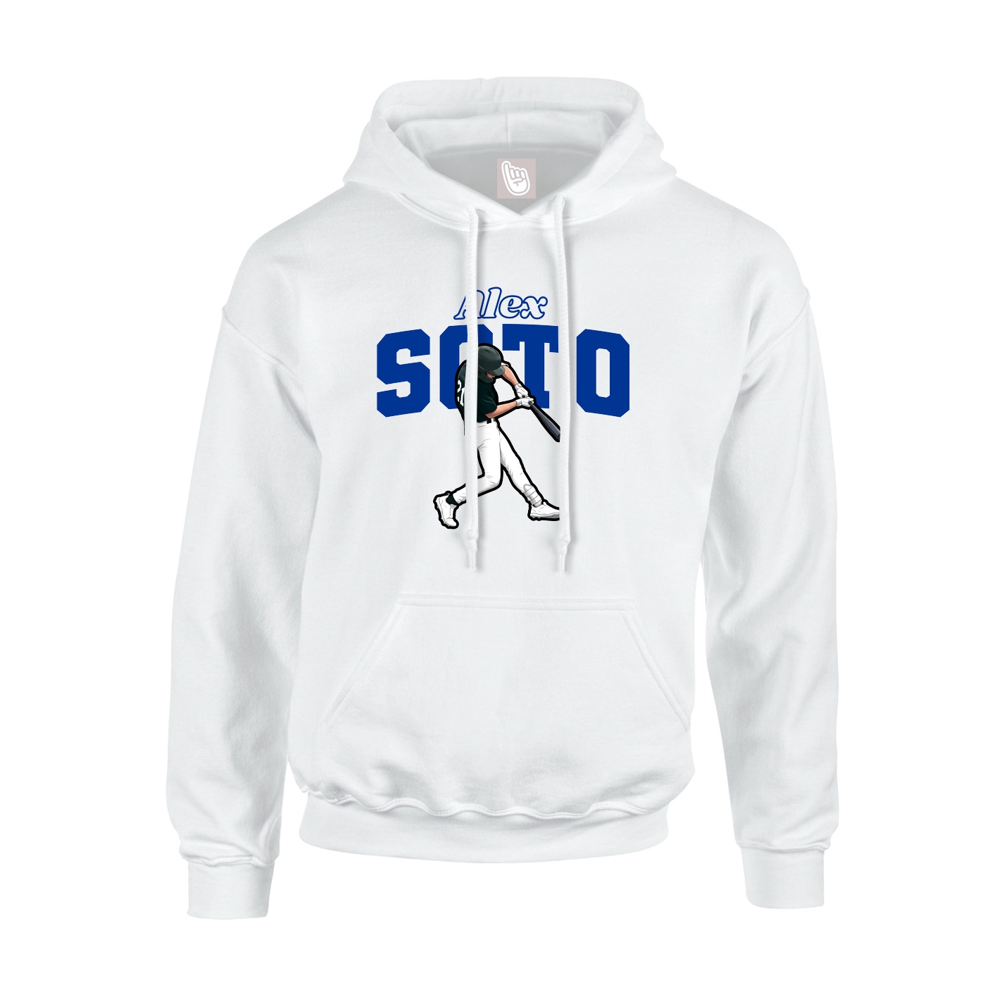 Hoodie — Name Arch in White