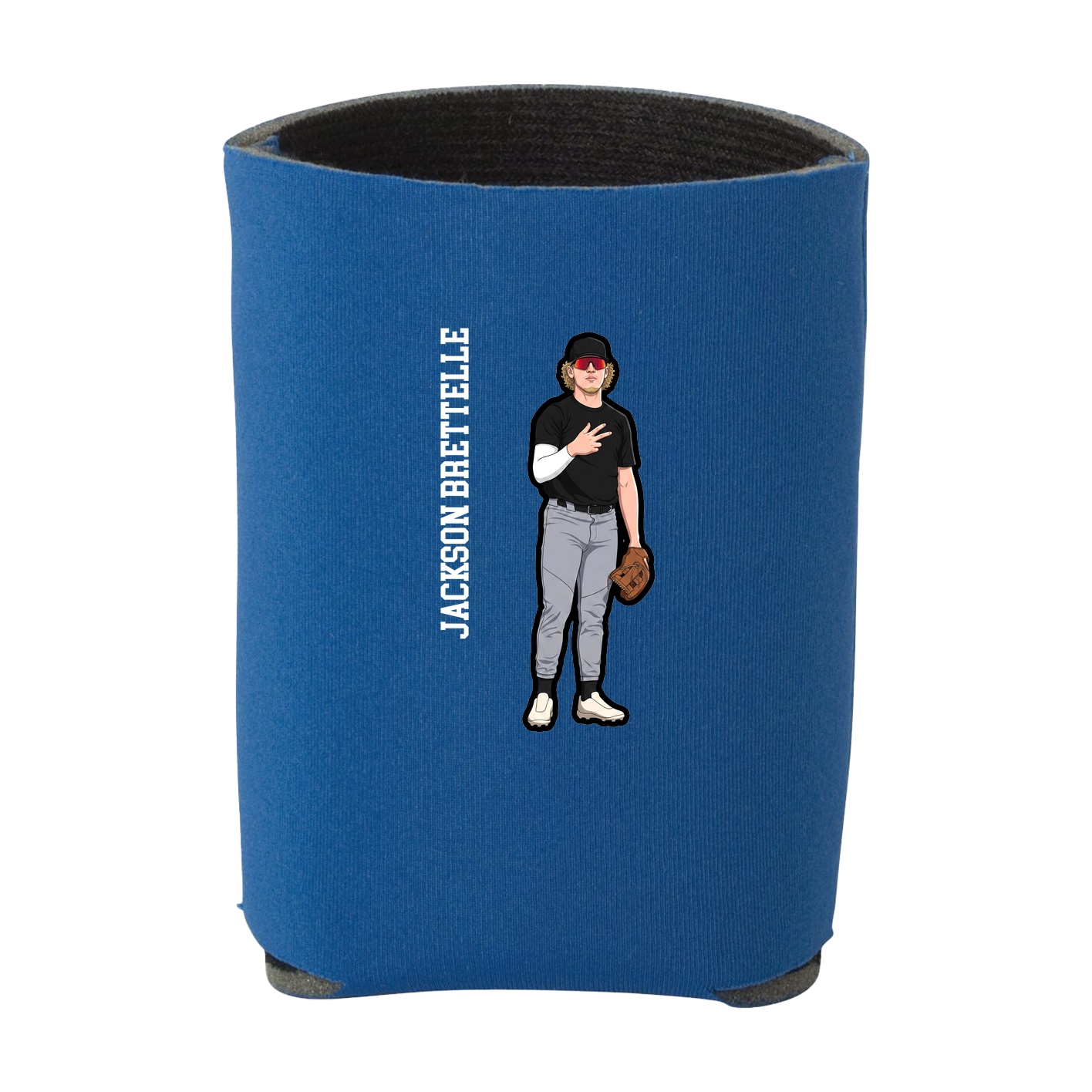Can Holder — Name Vertical in Royal