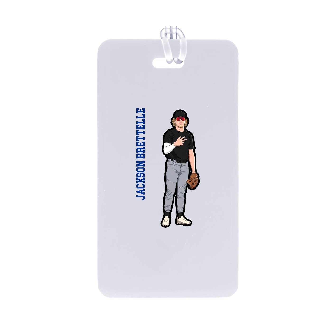 Bag Tag — Name Vertical in Classic
