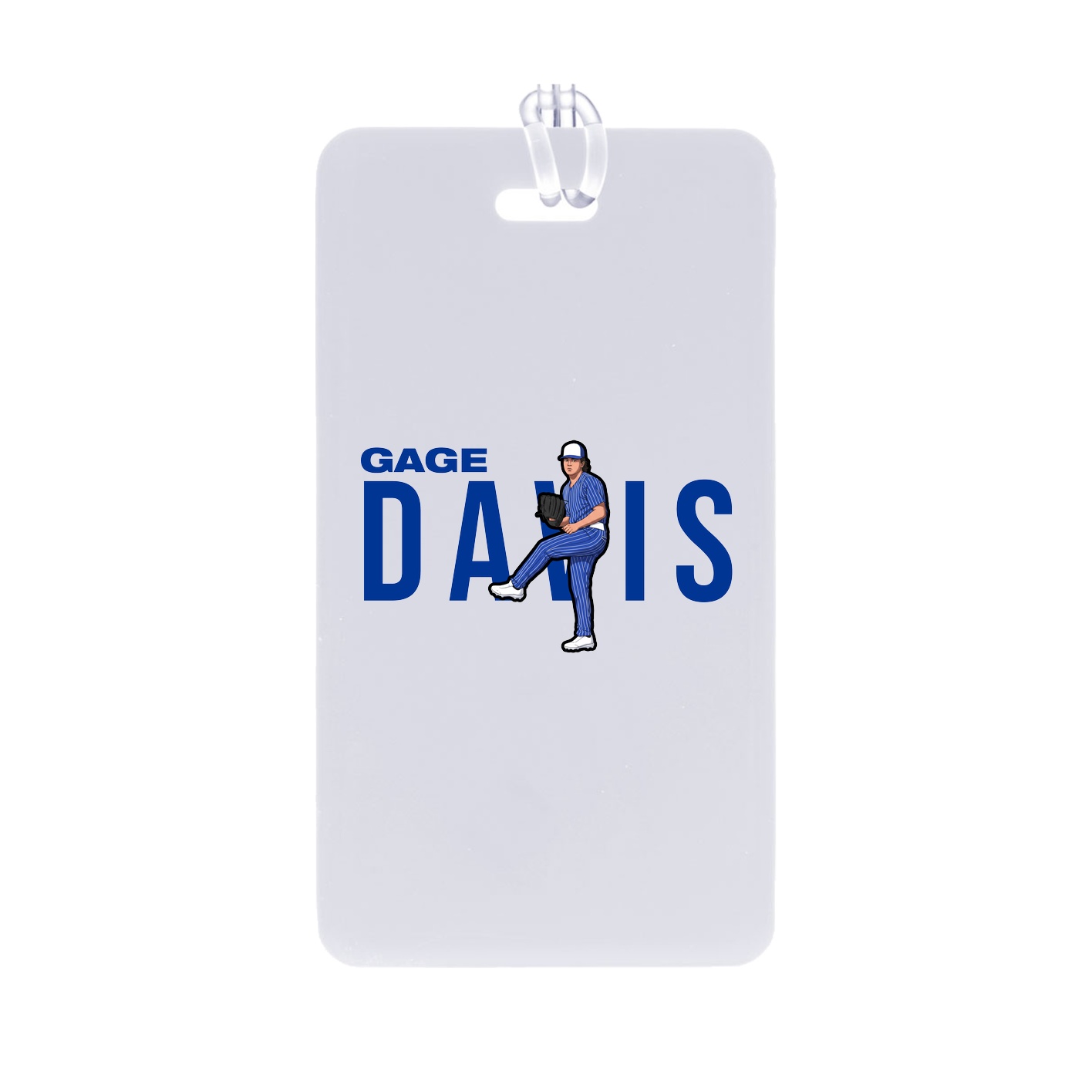 Bag Tag — Player Name in Classic