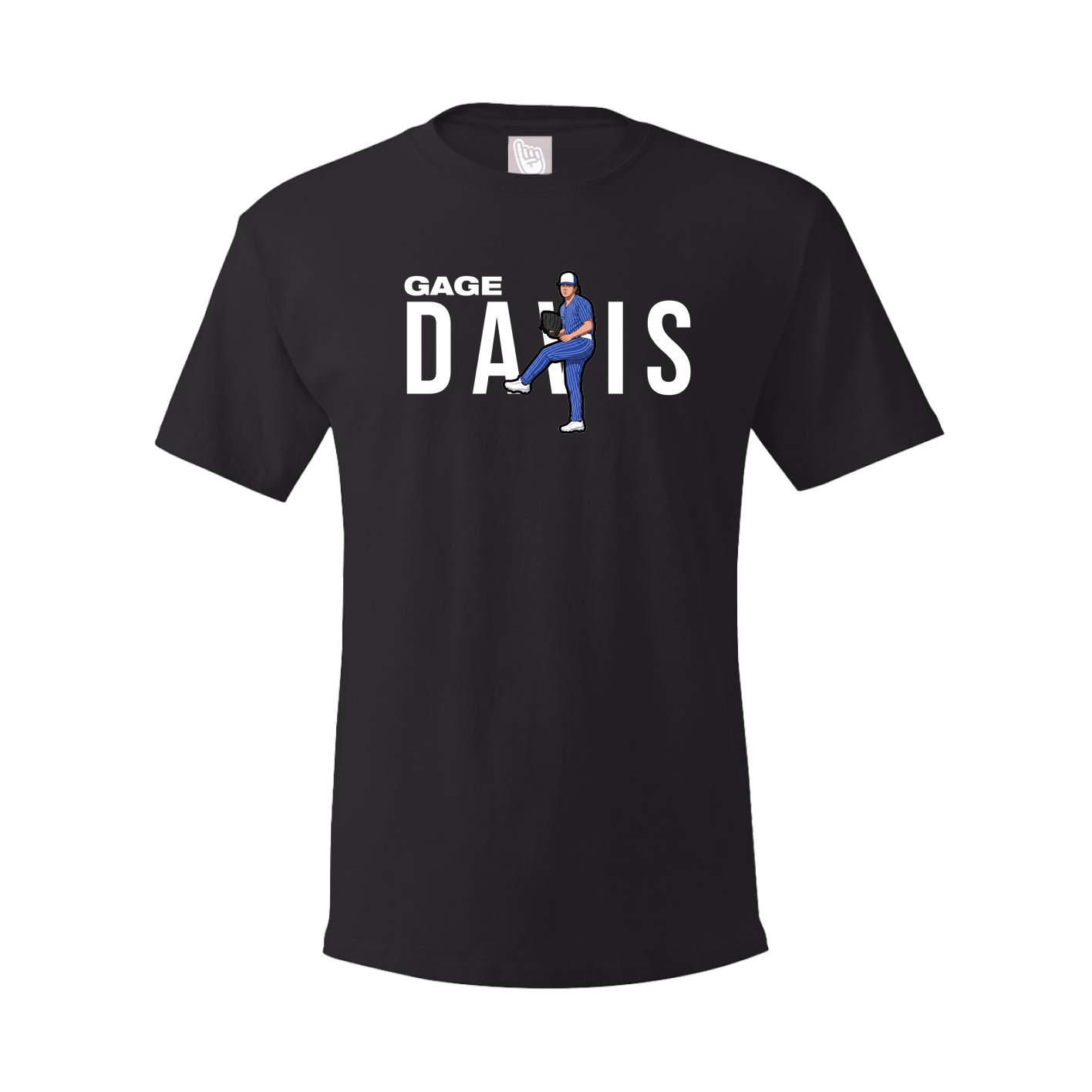 Youth Tee — Player Name in Black