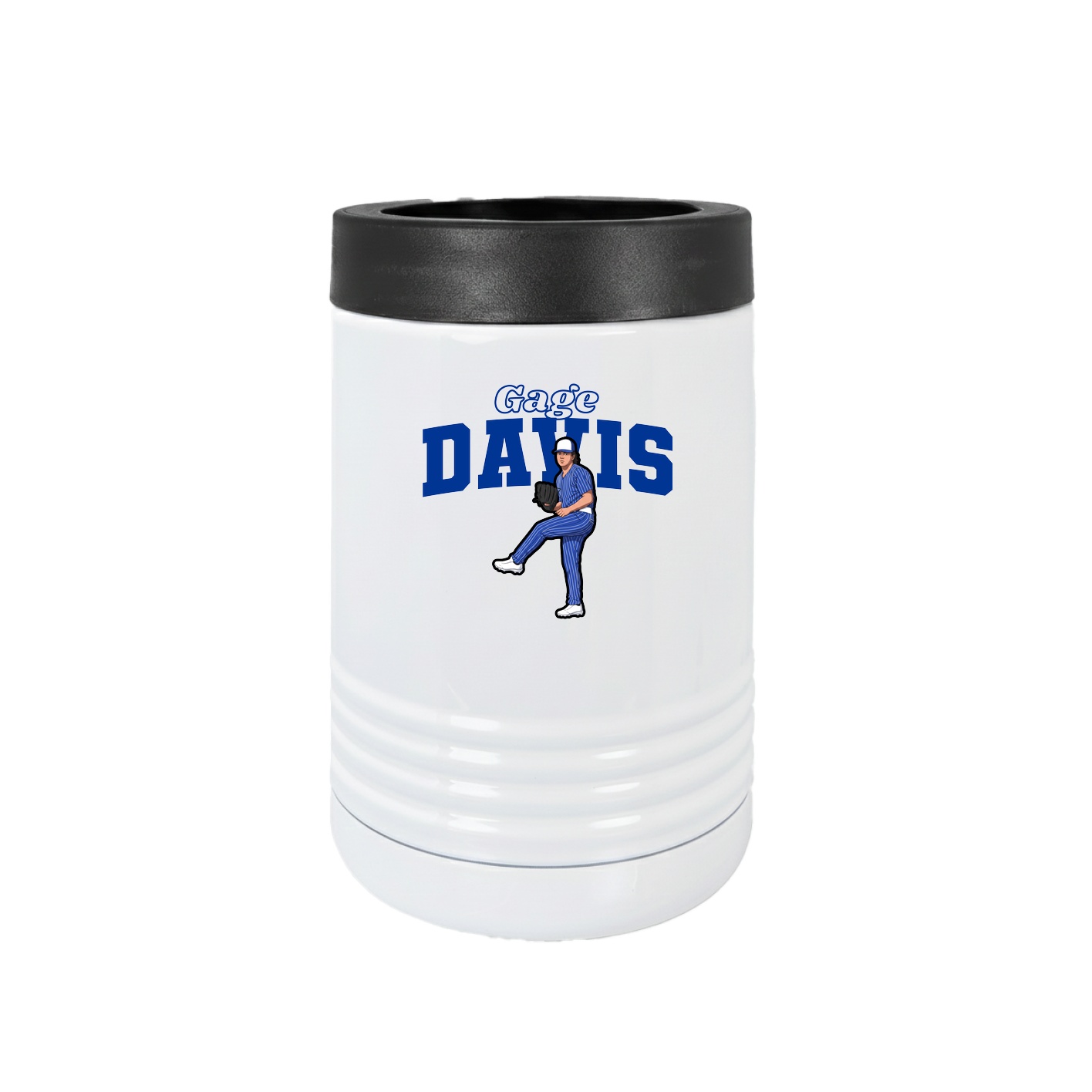 Beverage Holder — Name Arch in White