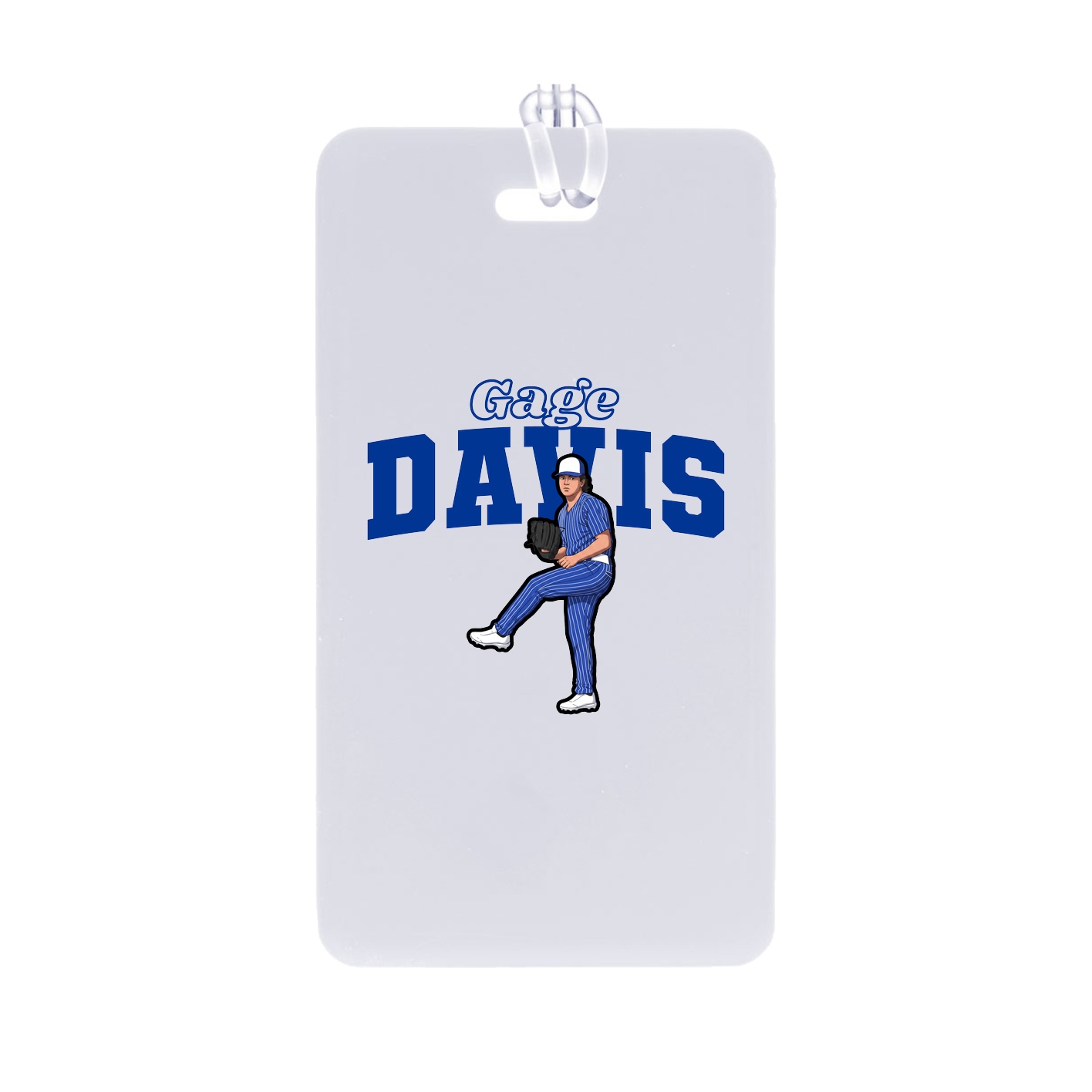 Bag Tag — Name Arch in Classic