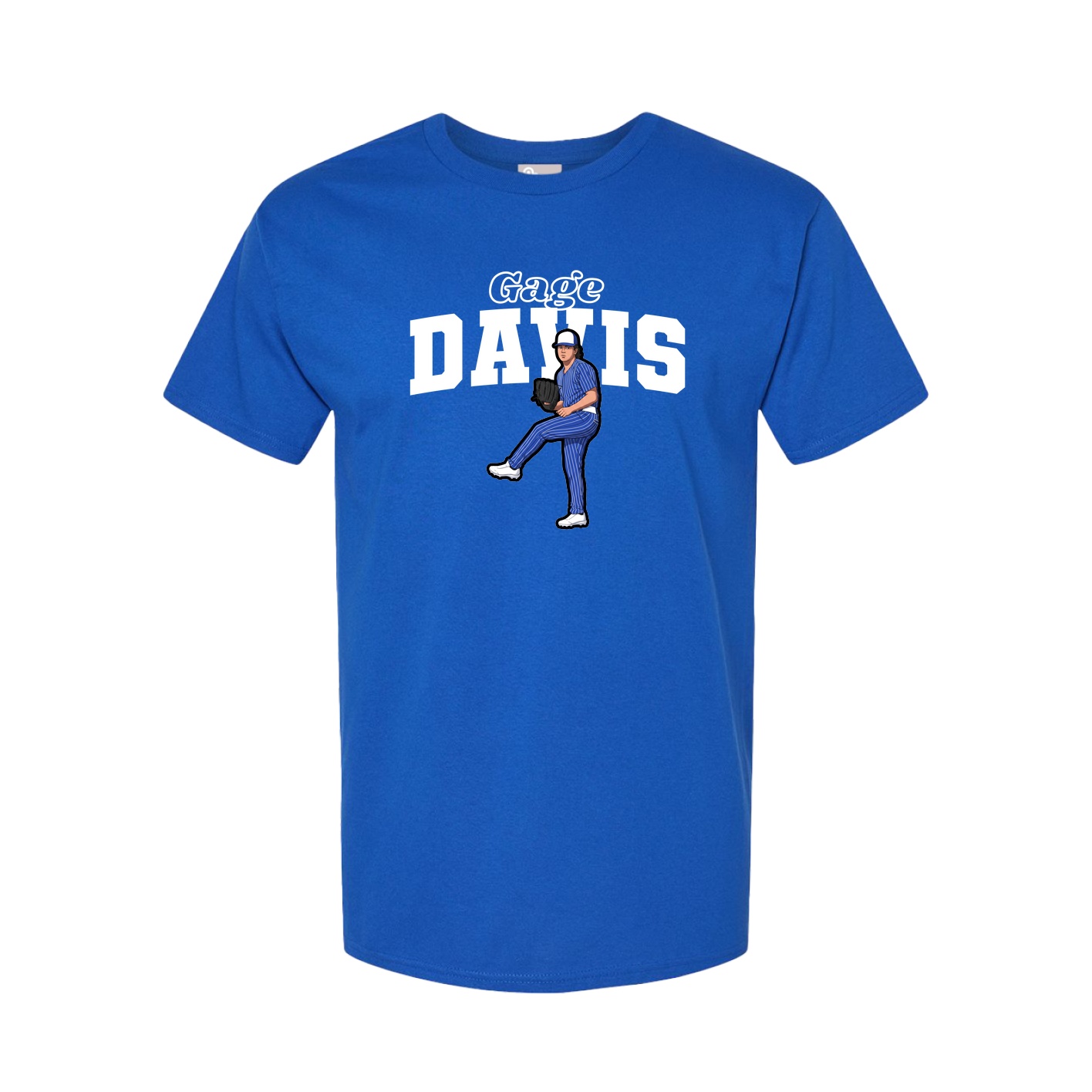 Tee — Name Arch in Royal