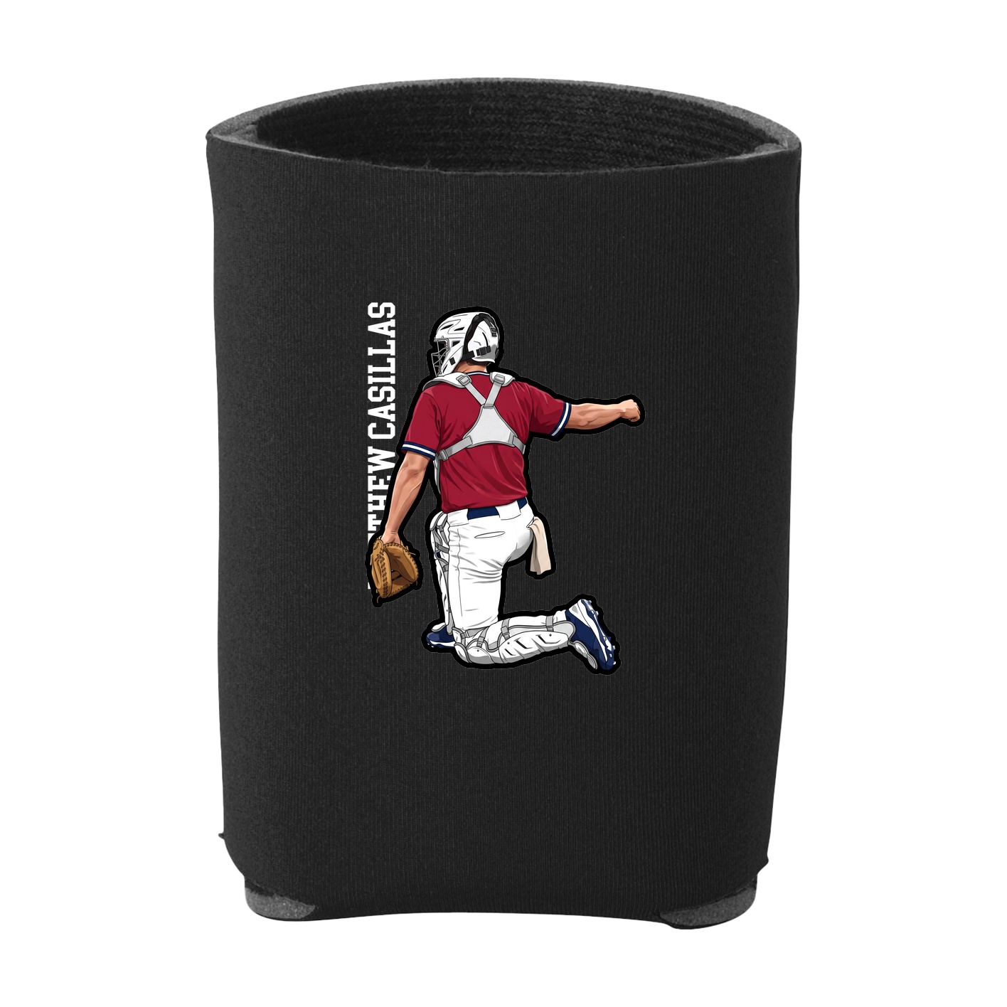 Can Holder — Name Vertical in Black