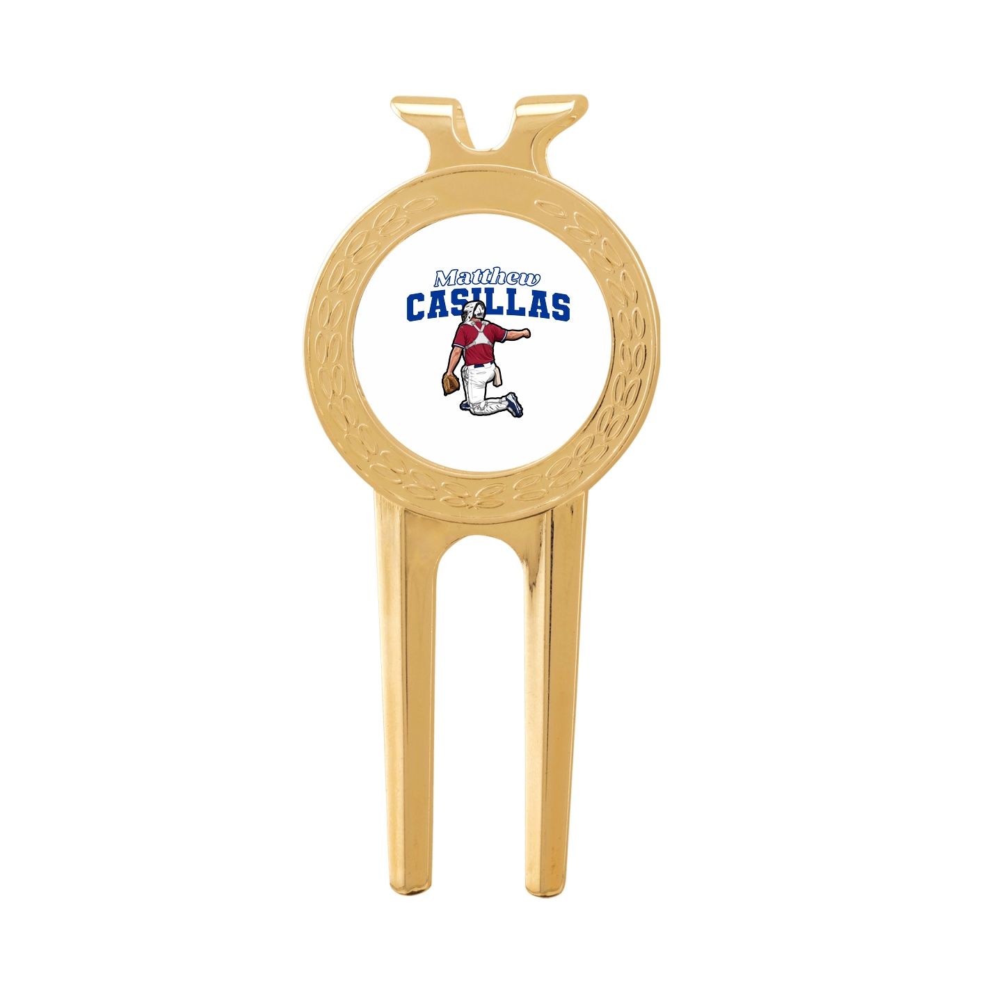 Divot Tool with Ball Marker — Name Arch in Classic