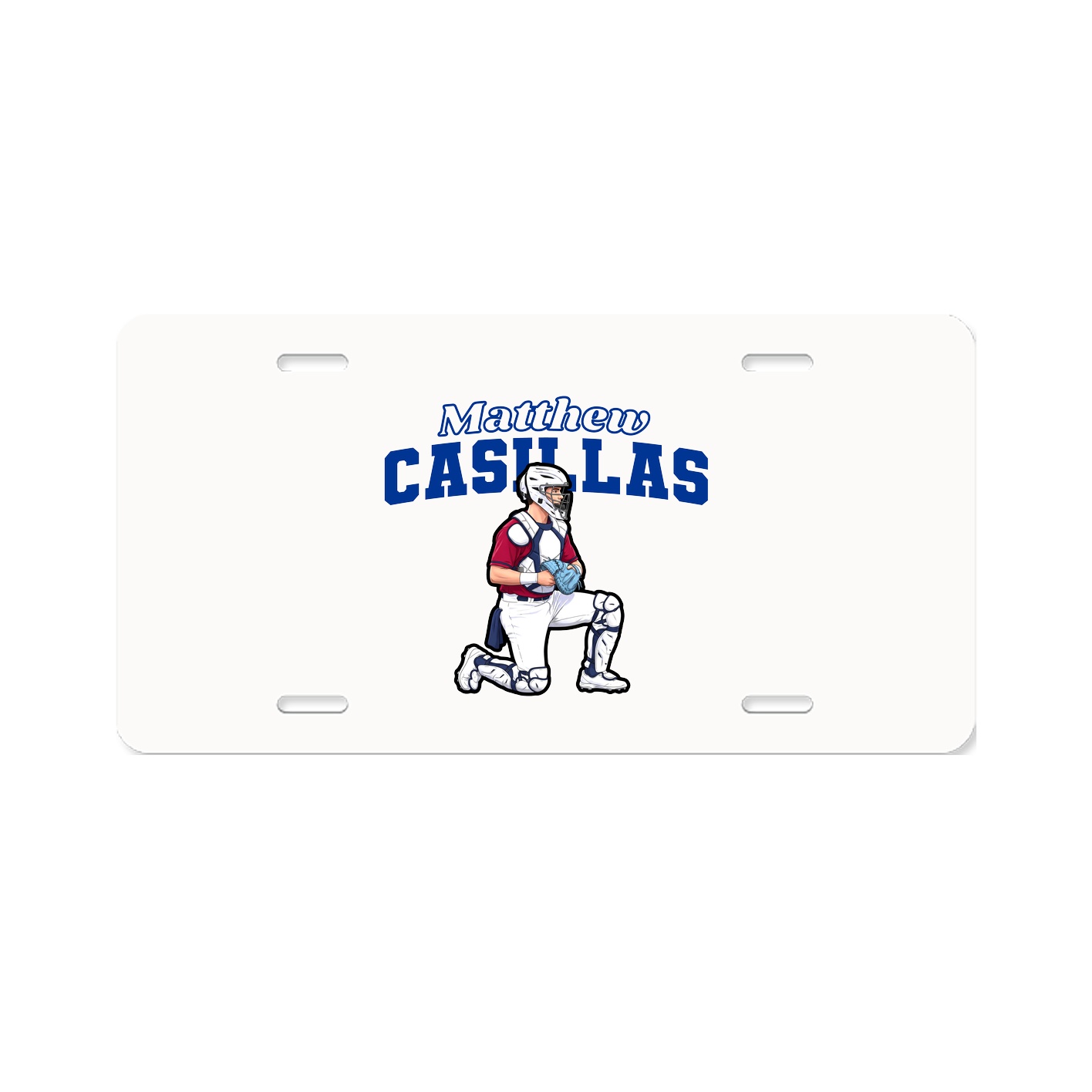 License Plate — Name Arch in Classic