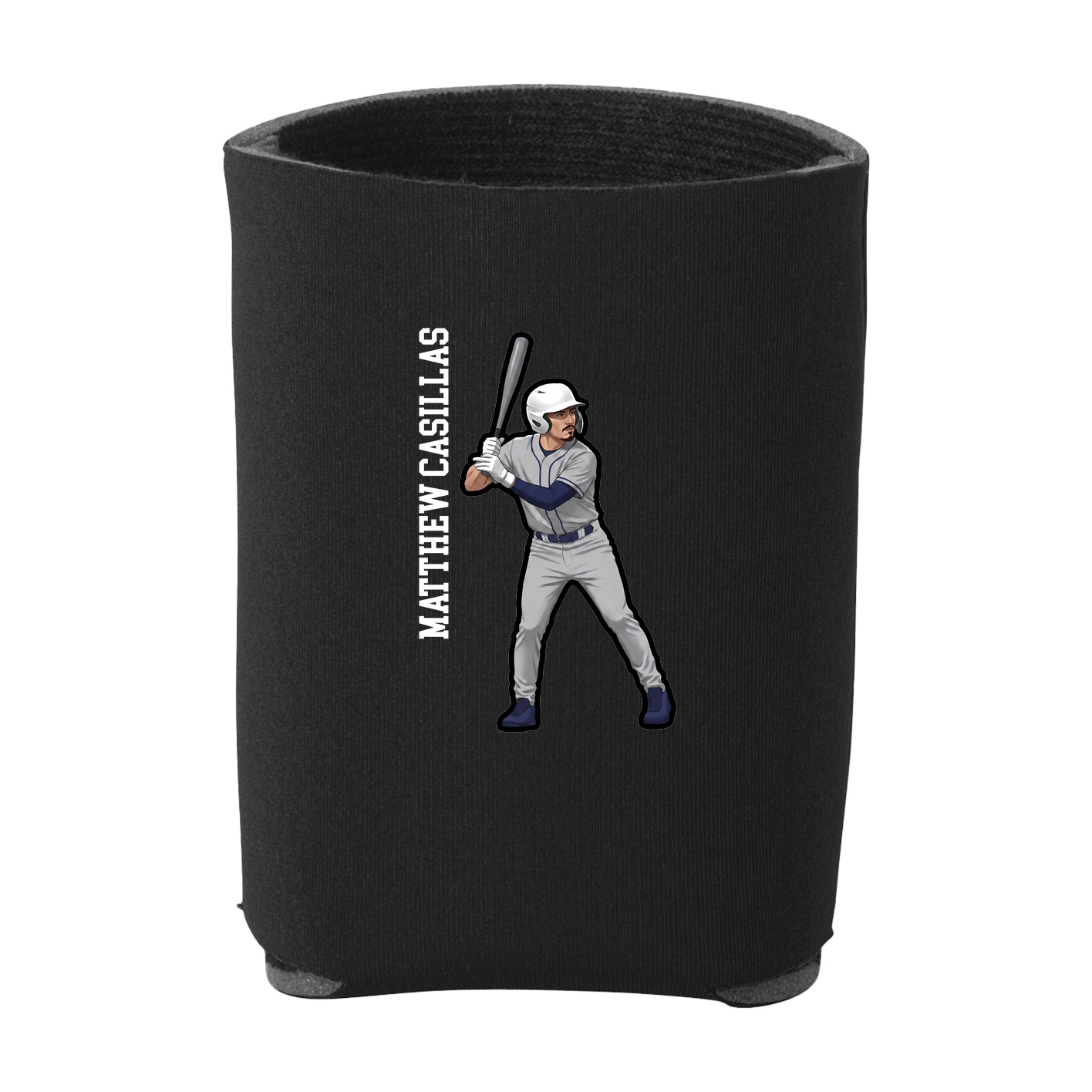 Can Holder — Name Vertical in Black