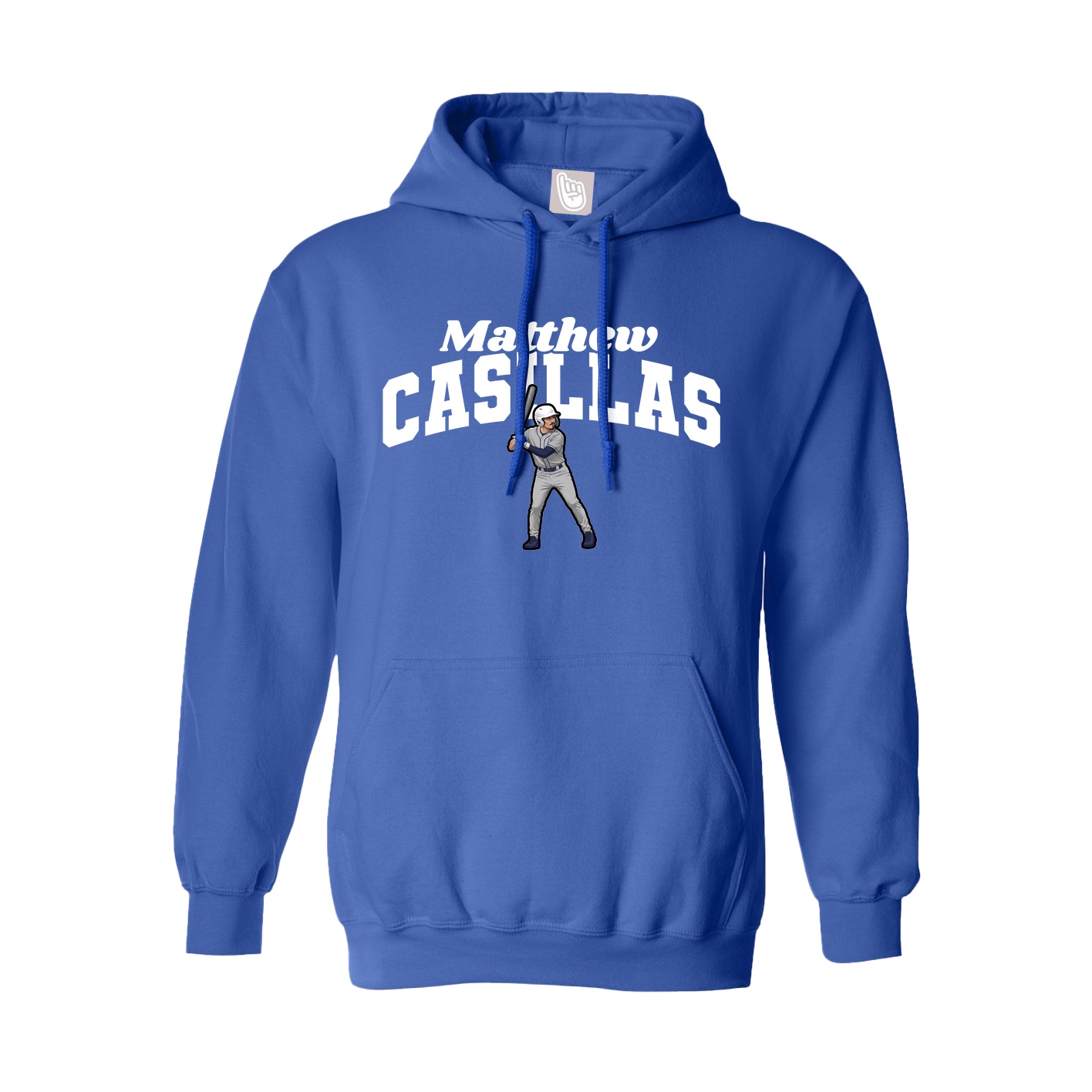 Hoodie — Signature Arch in Royal