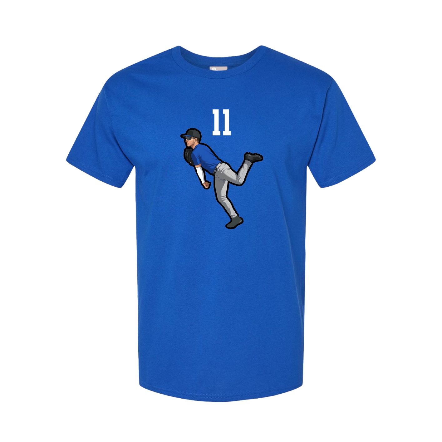 Tee — Number Top in Royal