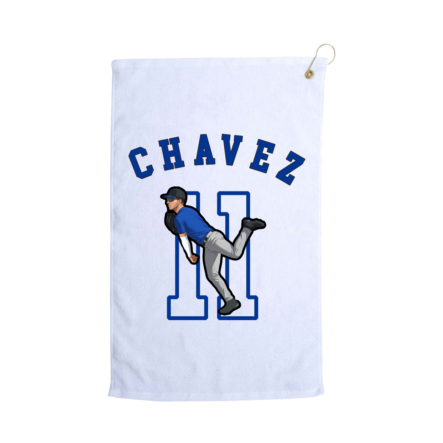 Golf Towel — Shirsey Arch in White