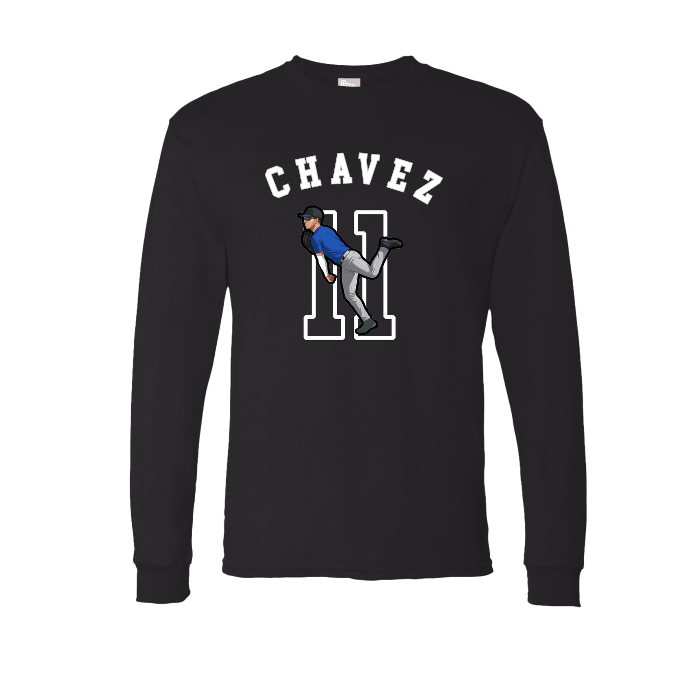 Long Sleeve Tee — Shirsey Arch in Black