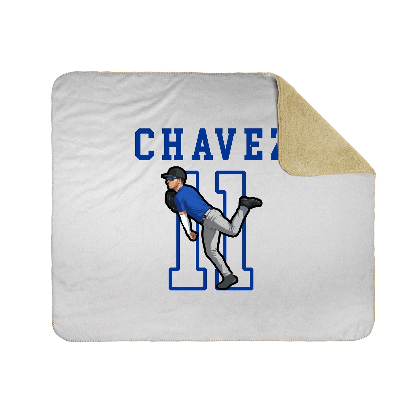 Throw Blanket — Shirsey in White