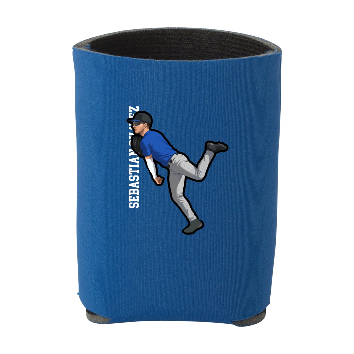 Can Holder — Name Vertical in Royal
