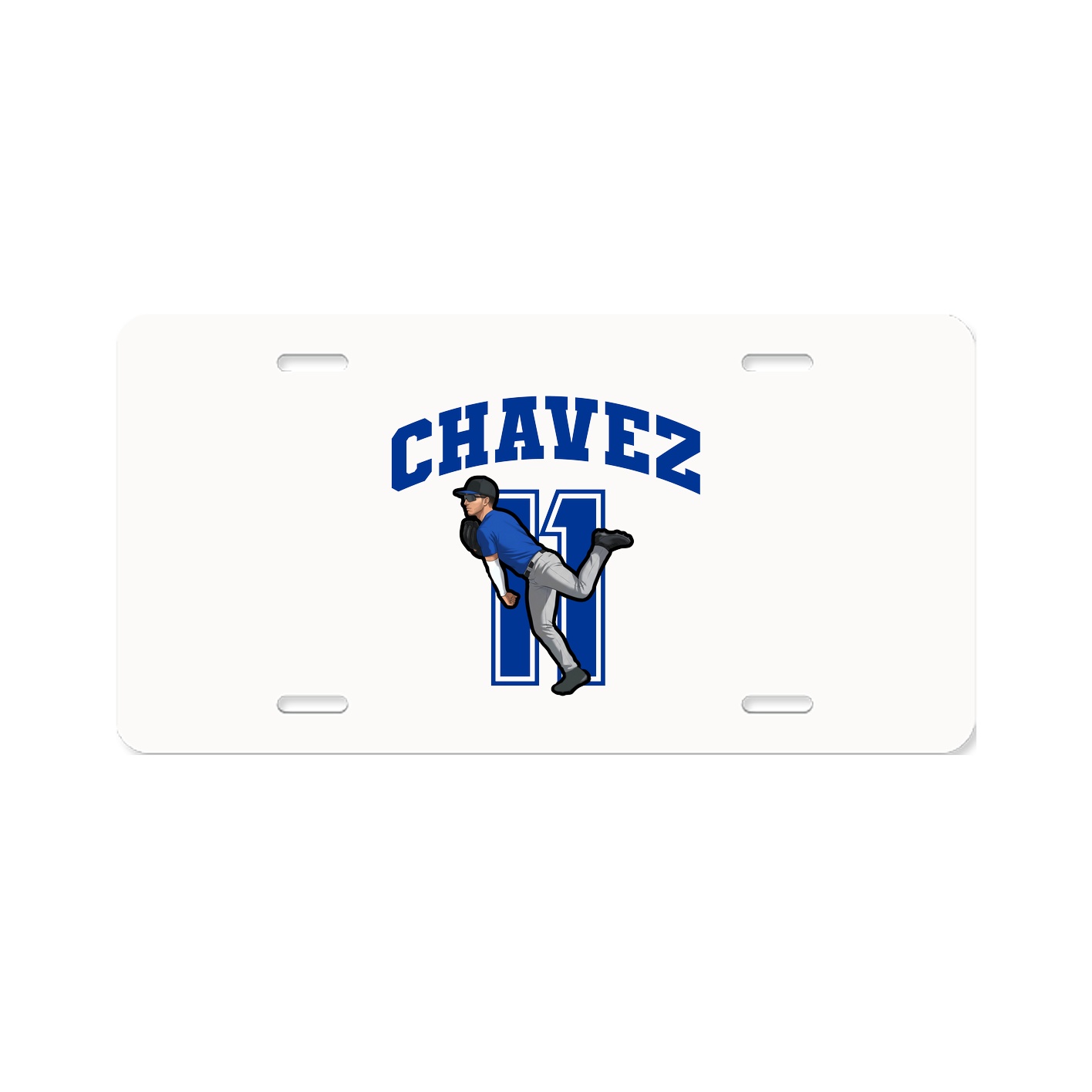 License Plate — Number in Classic