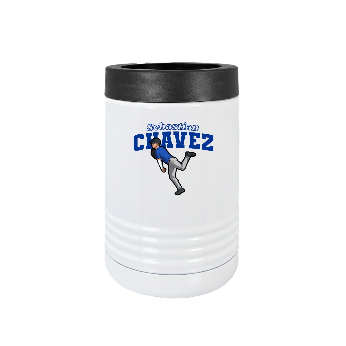 Beverage Holder — Name Arch in White