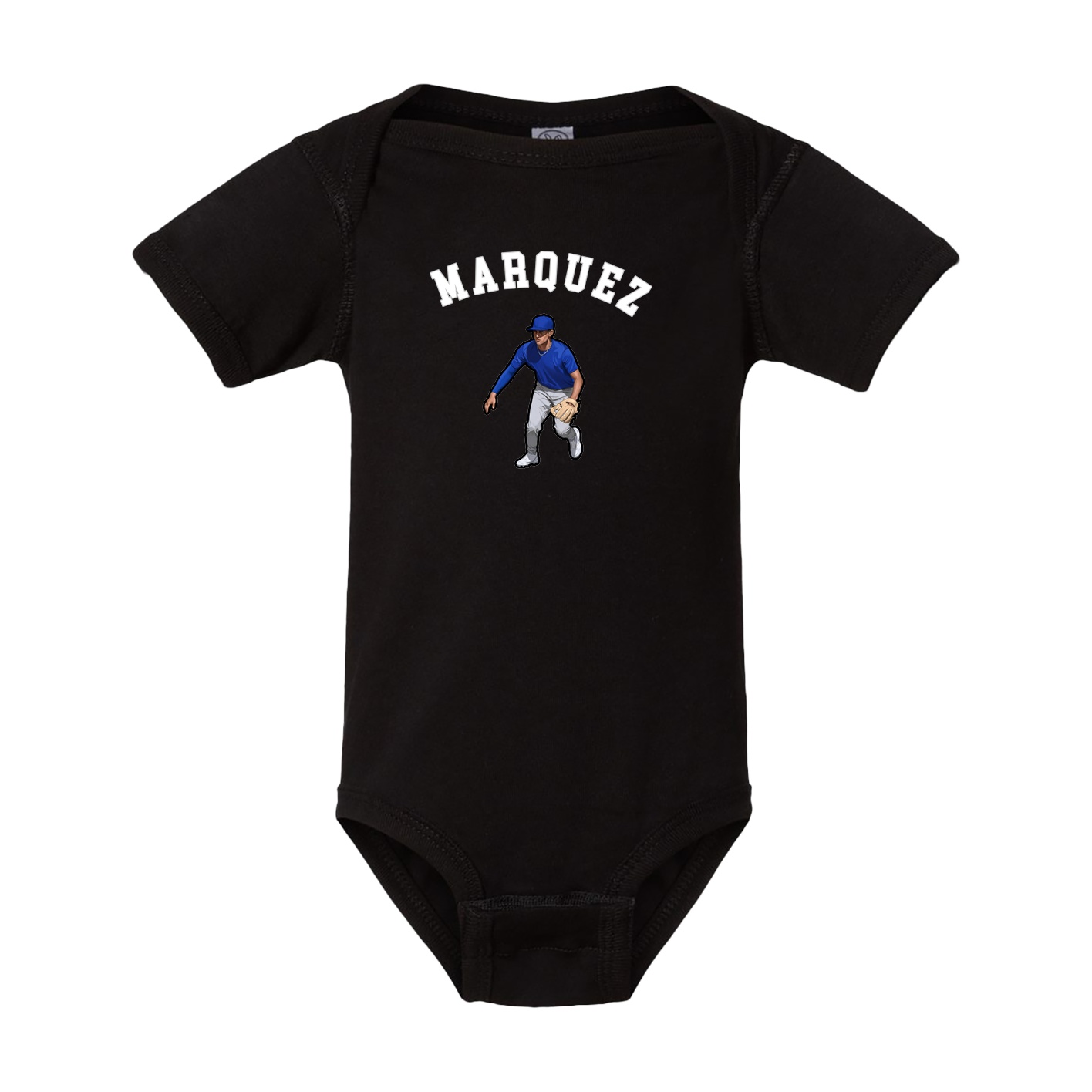 Baby Onesie — Shirsey Arch in Black