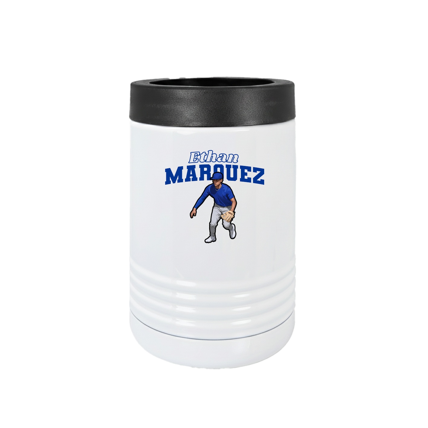Beverage Holder — Name Arch in White