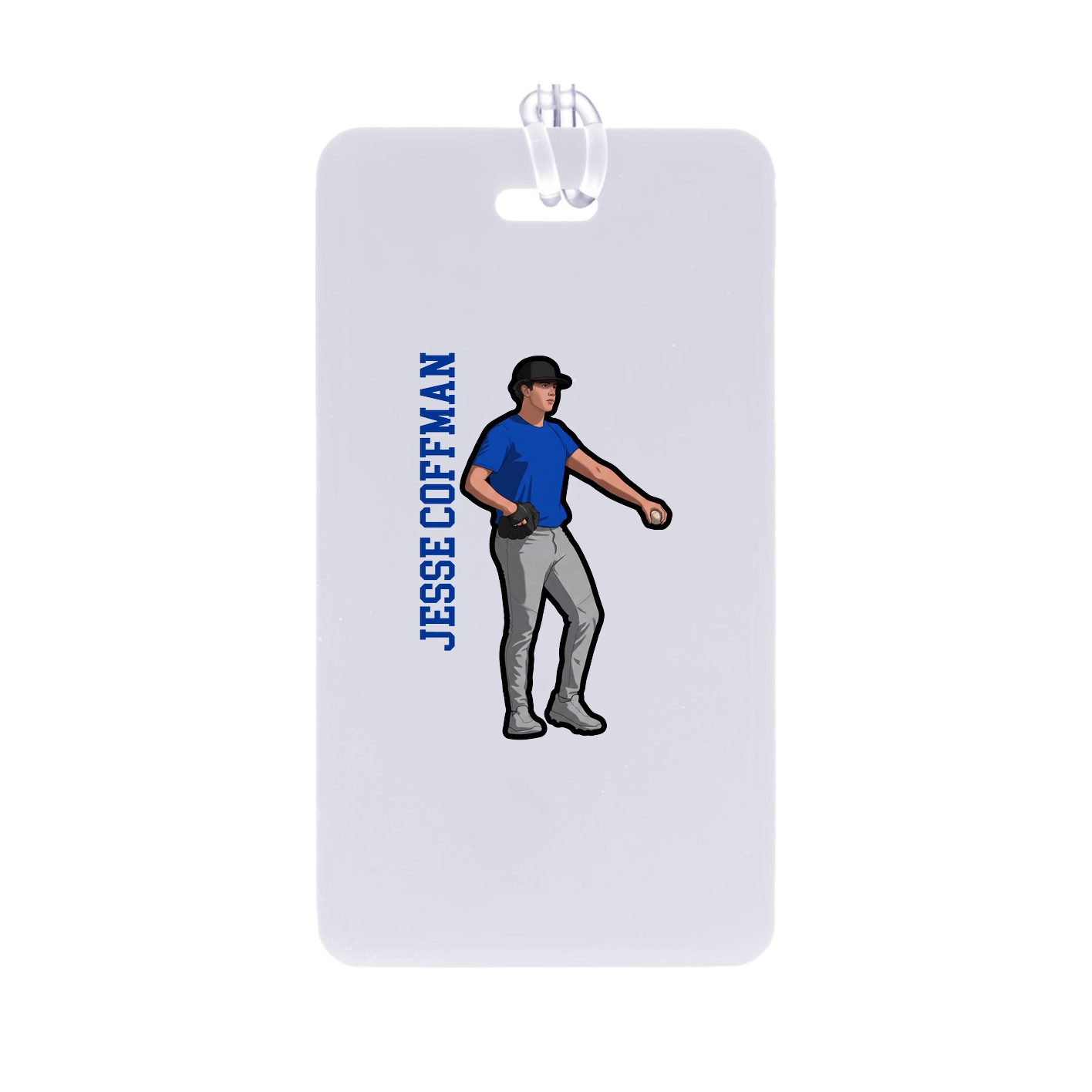 Bag Tag — Name Vertical in Classic