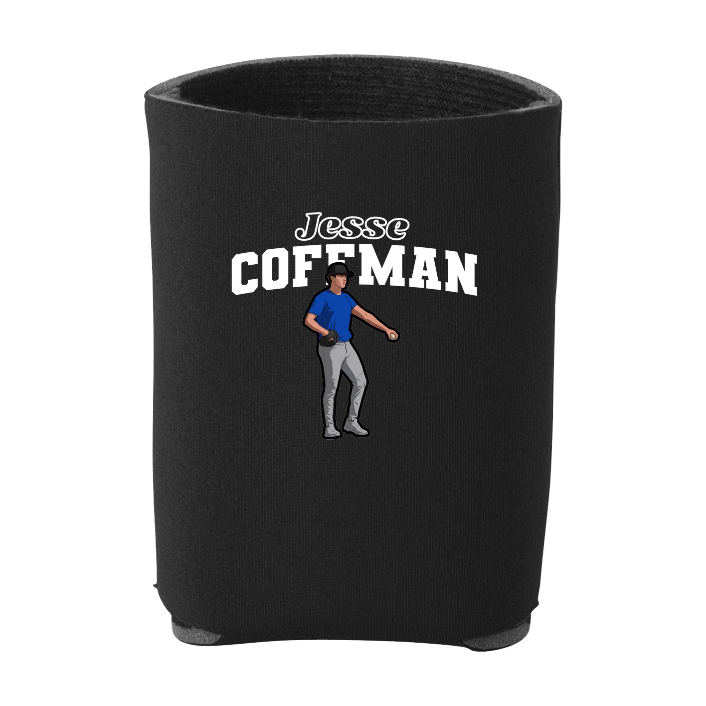 Can Holder — Name Arch in Black