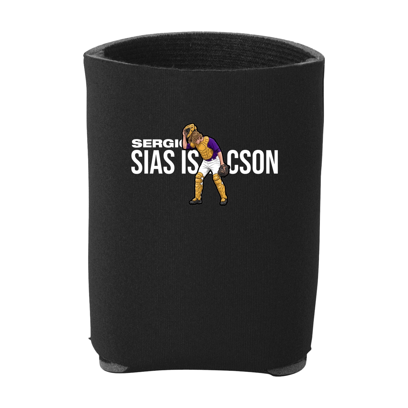 Can Holder — Player Name in Black