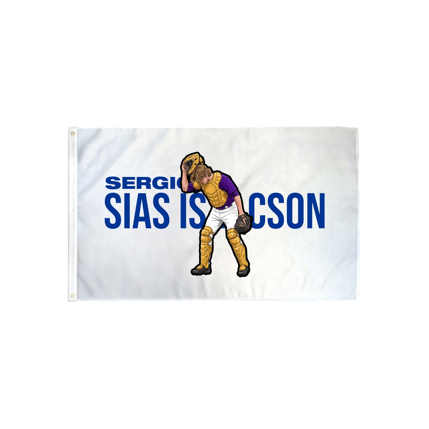 3x5 Flag — Player Name in Classic