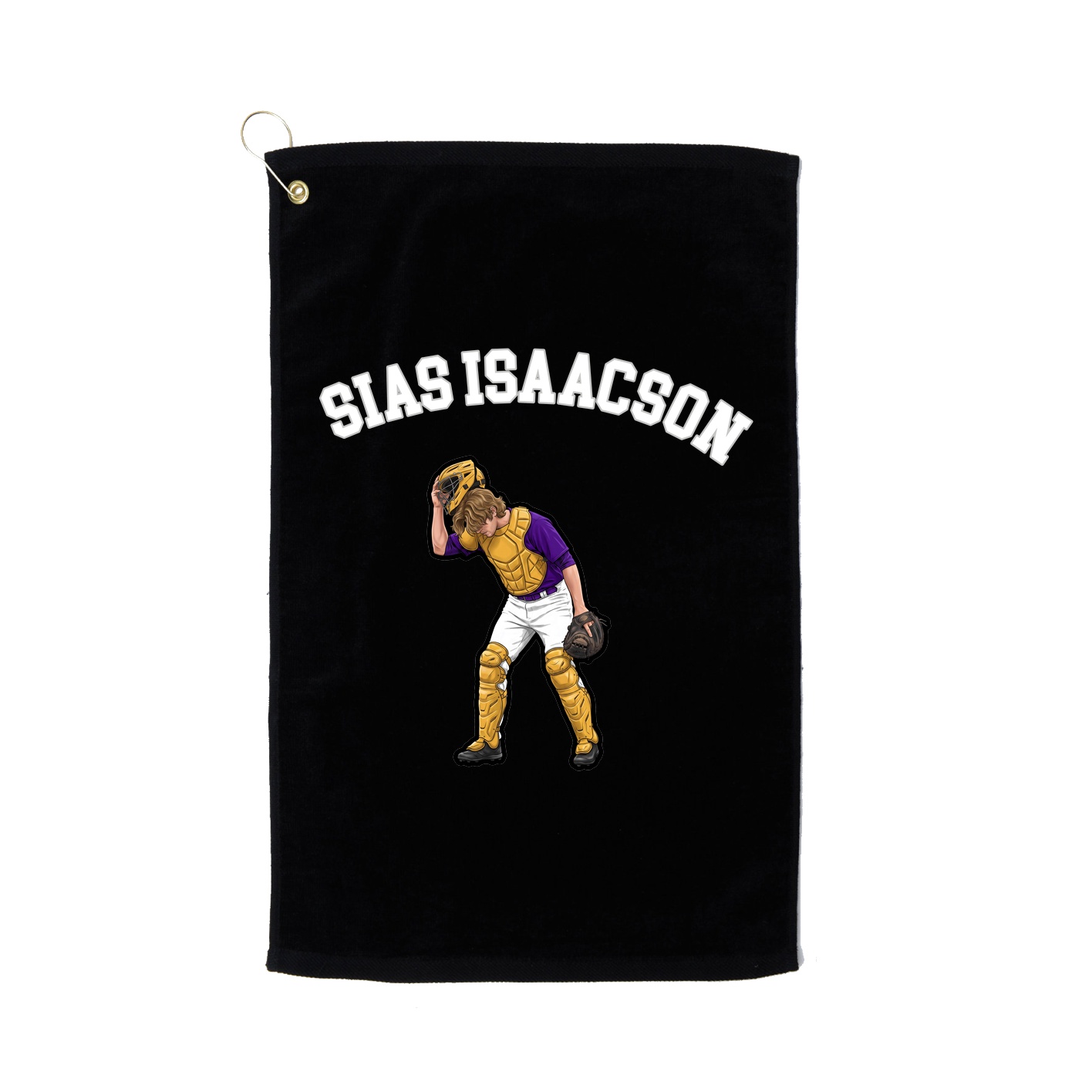 Golf Towel — Shirsey Arch in Black