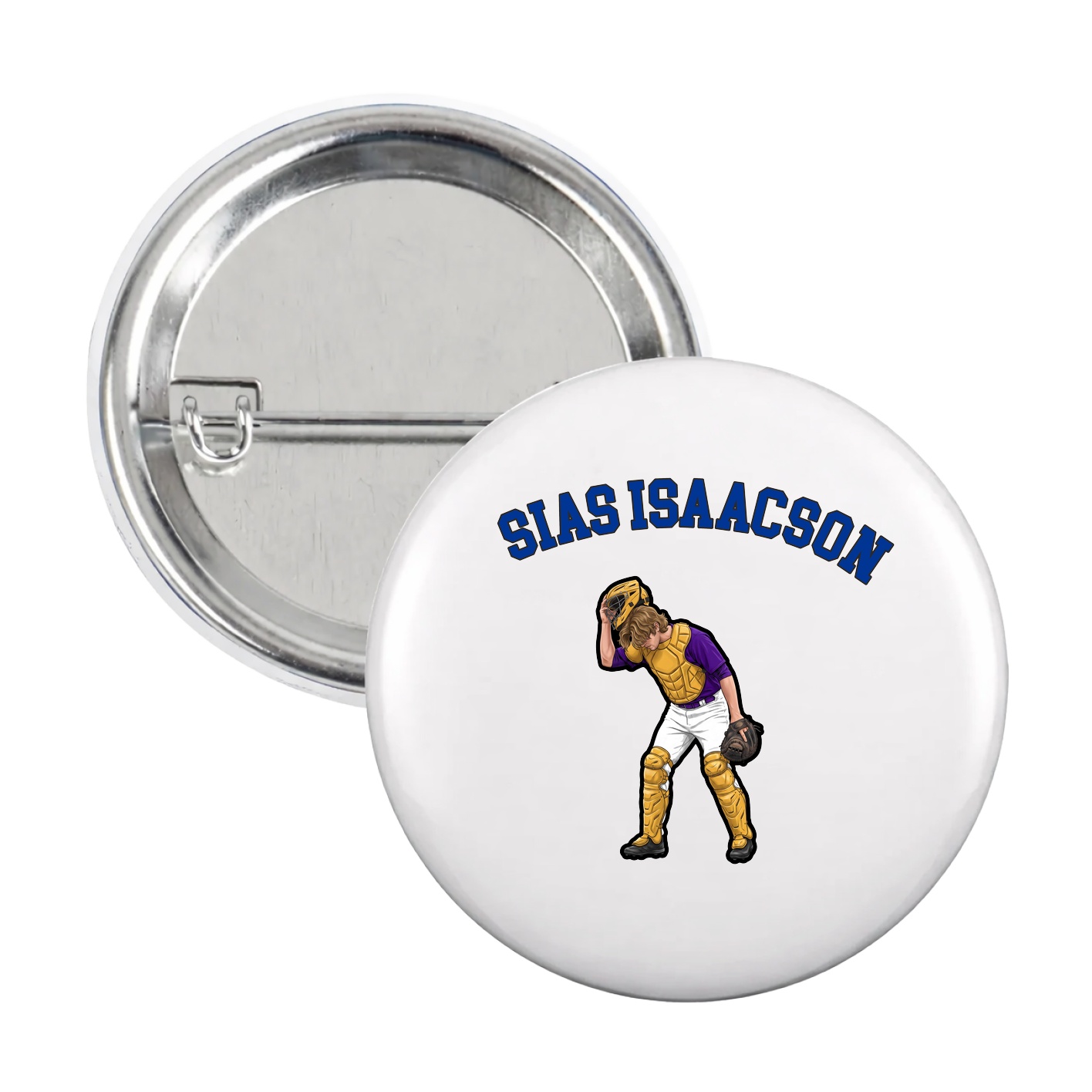 Game Day Button — Shirsey Arch in White