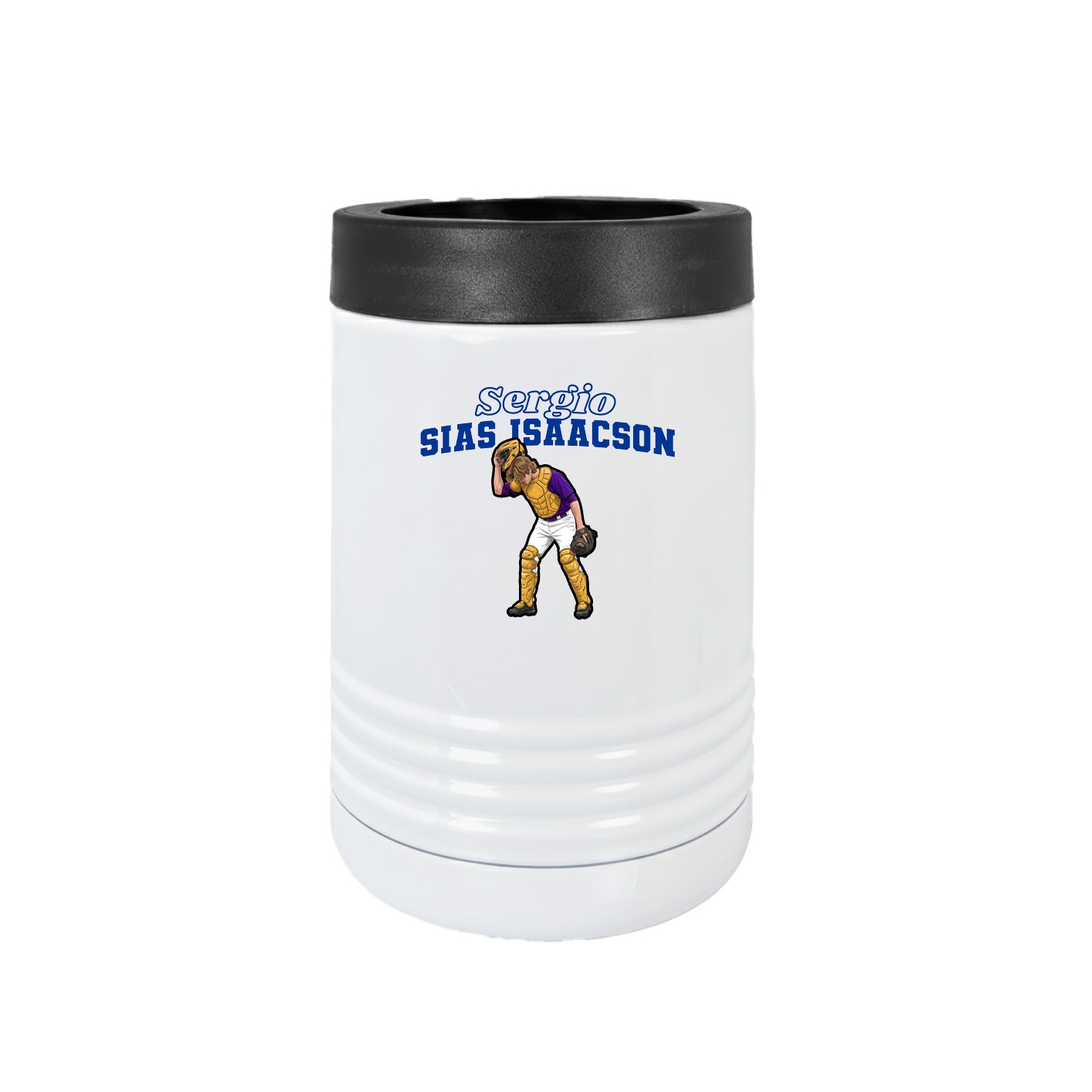 Beverage Holder — Name Arch in White