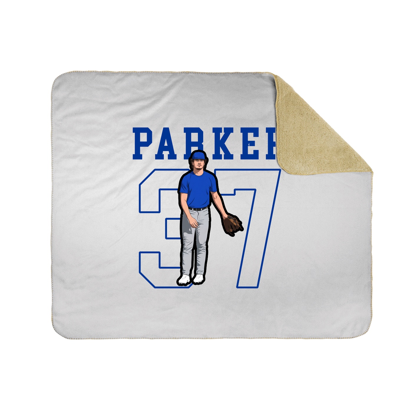 Throw Blanket — Shirsey in White