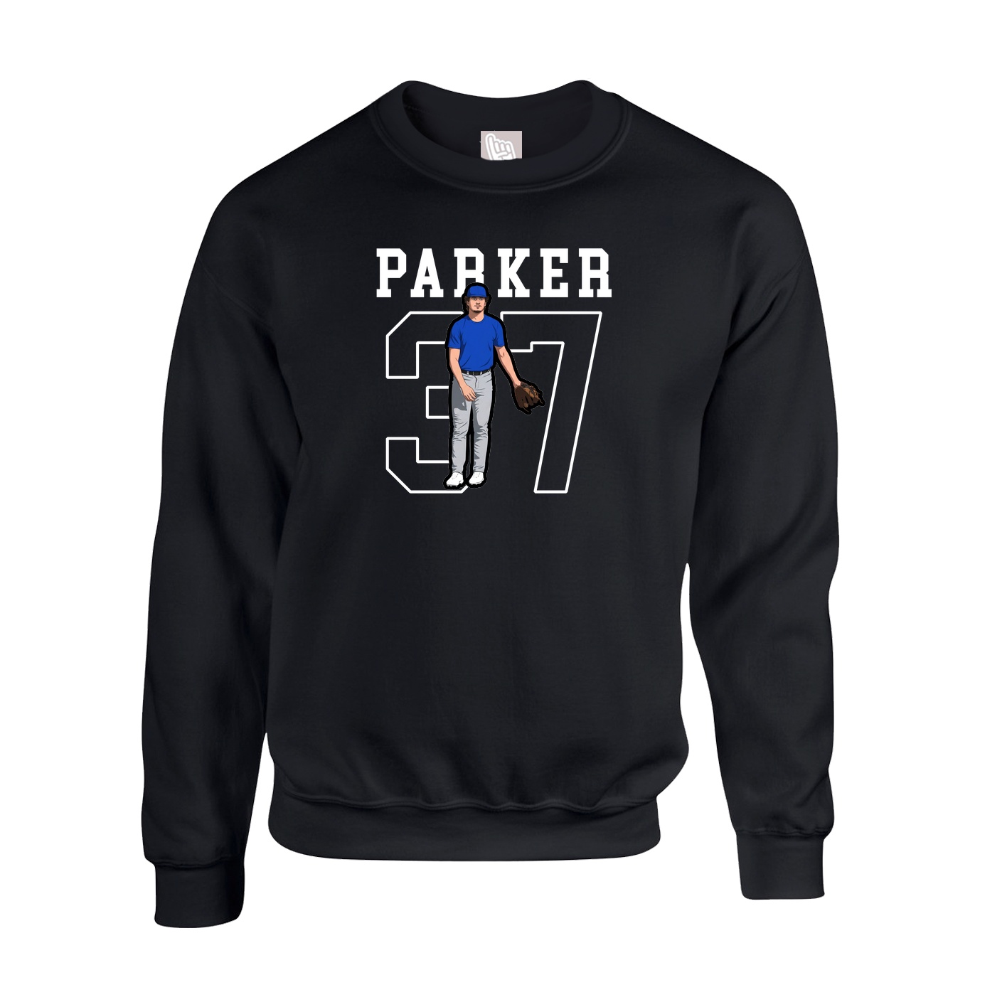 Fleece Crew — Shirsey in Black