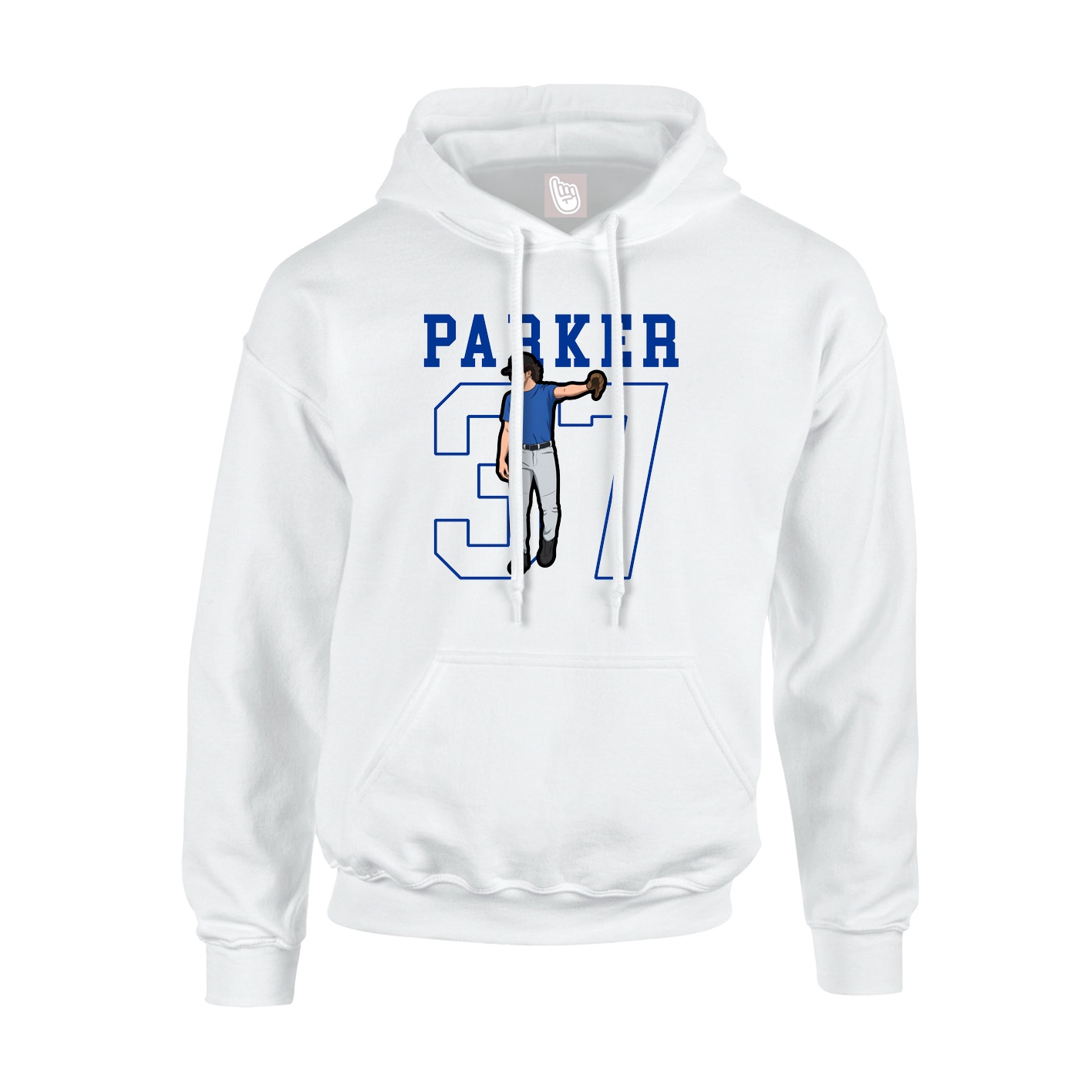 Hoodie — Shirsey in White
