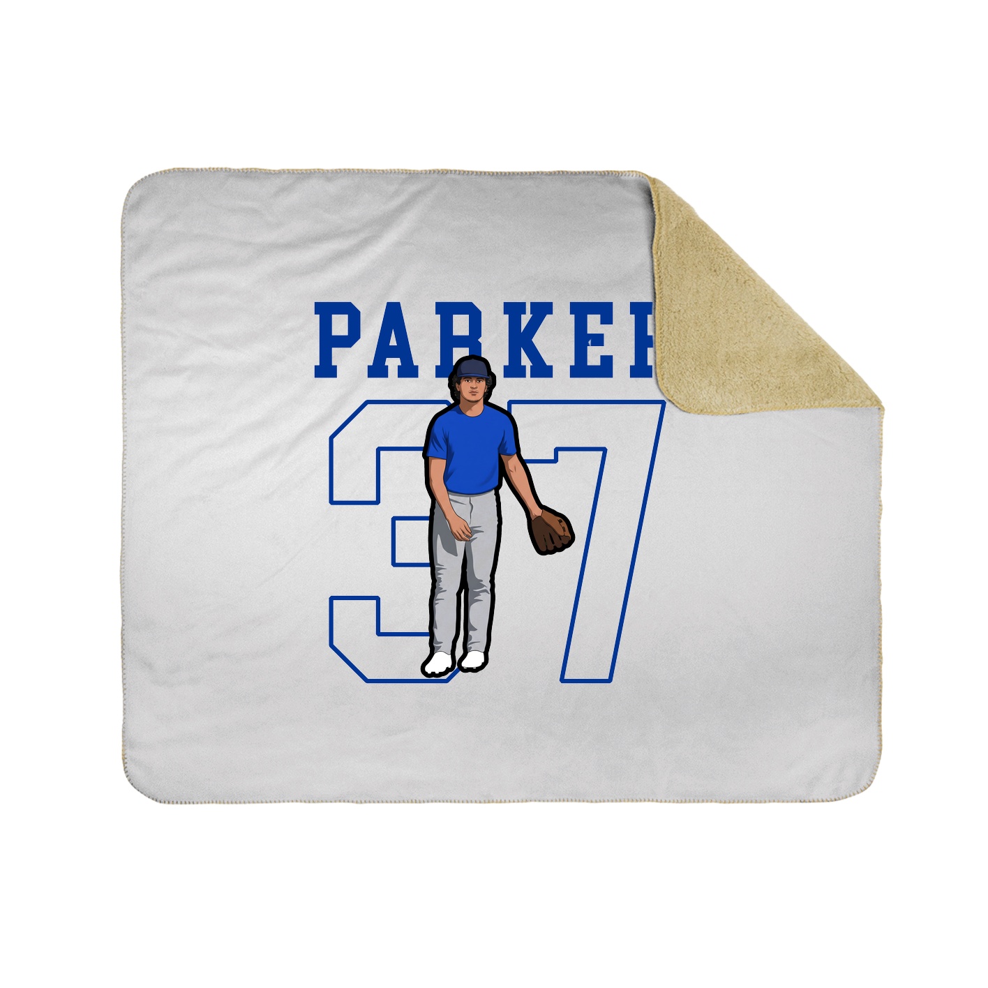 Throw Blanket — Shirsey in White