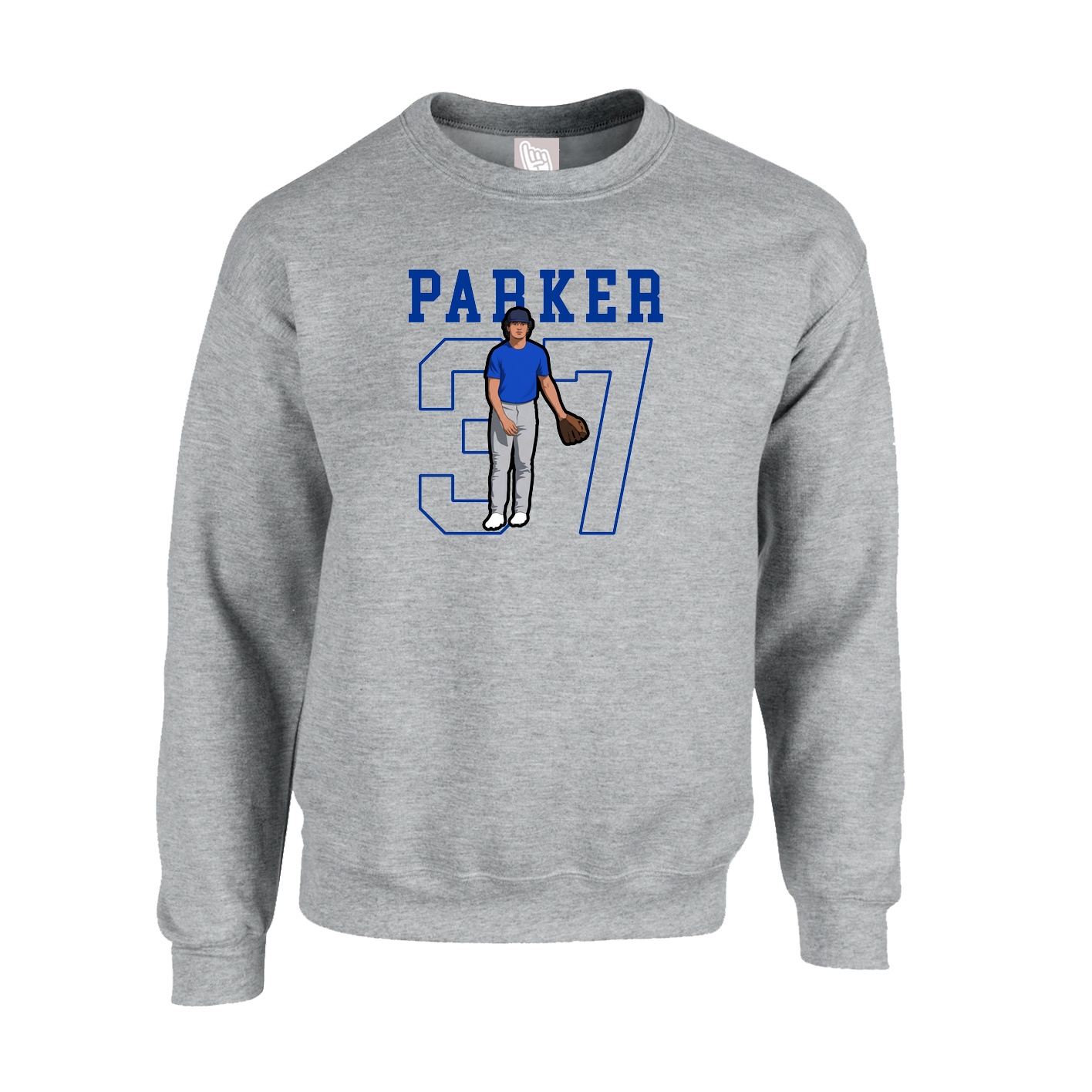 Fleece Crew — Shirsey in Grey