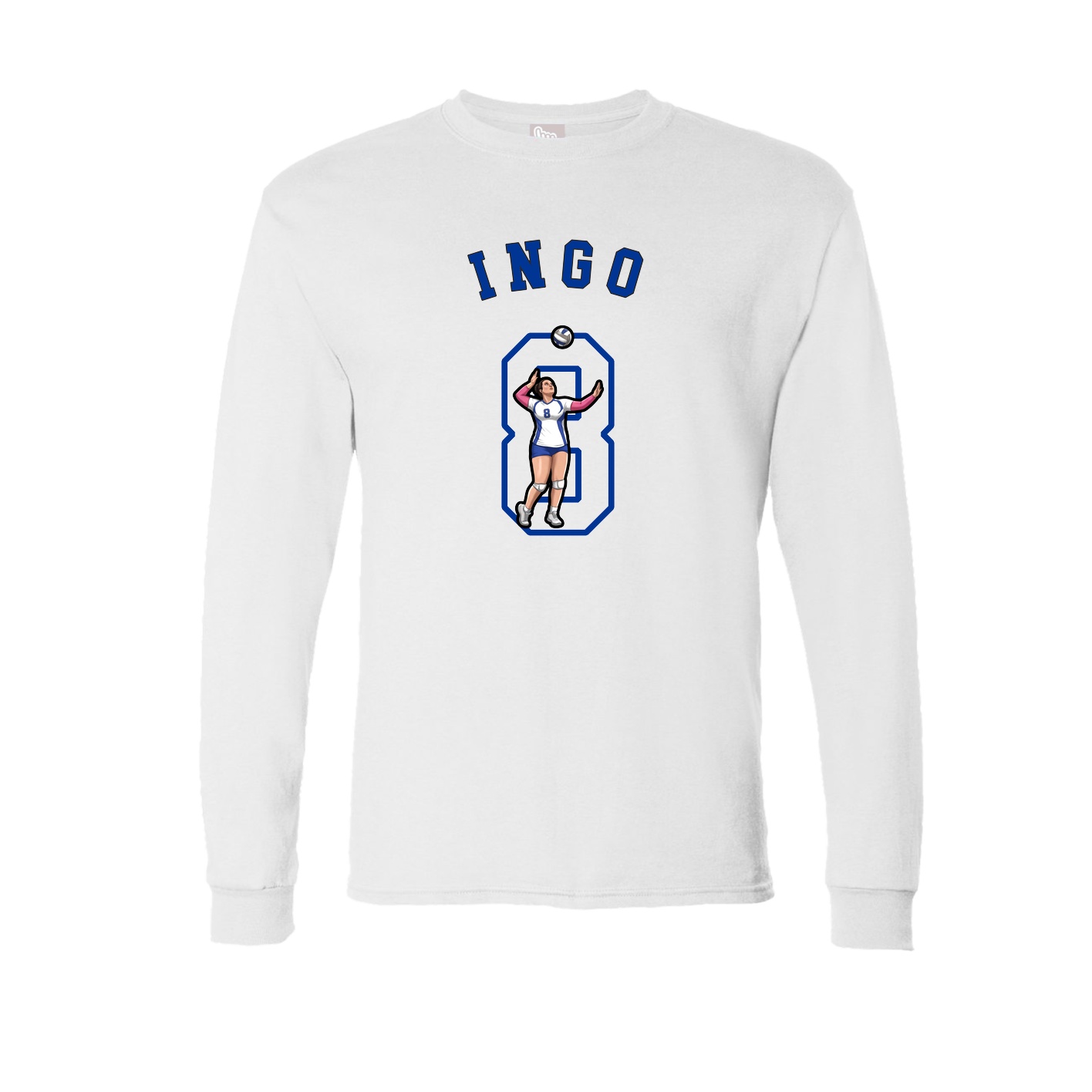 Long Sleeve Tee — Shirsey Arch in White