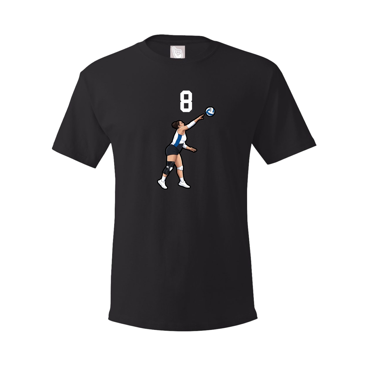 Tee — Number Top in Black