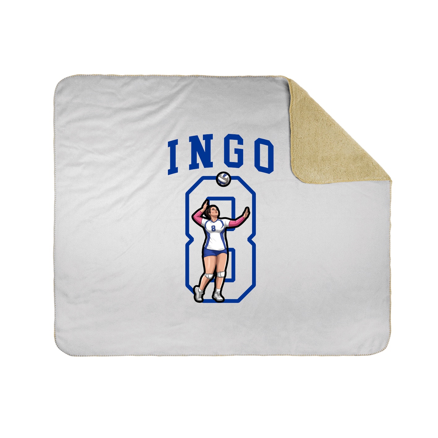 50x60 Sherpa Lined Throw Blanket