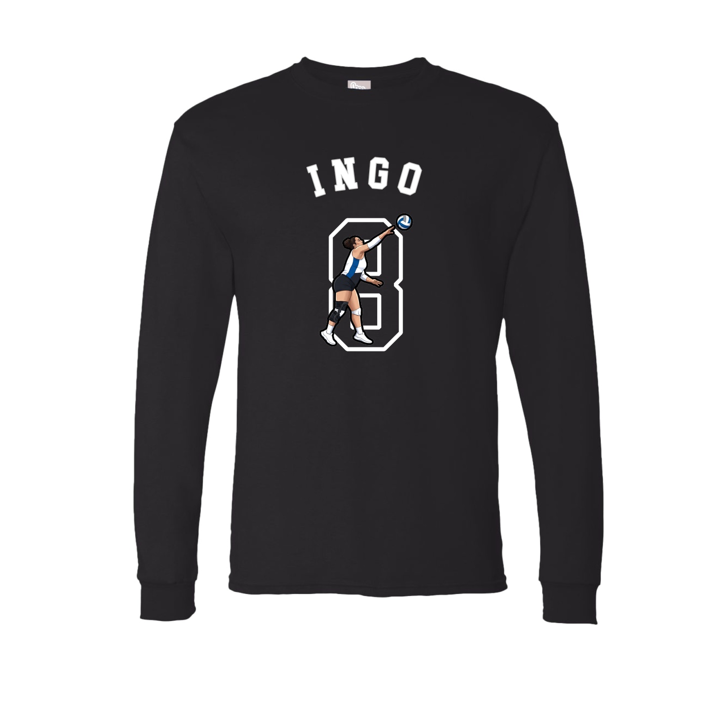 Long Sleeve Tee — Shirsey Arch in Black