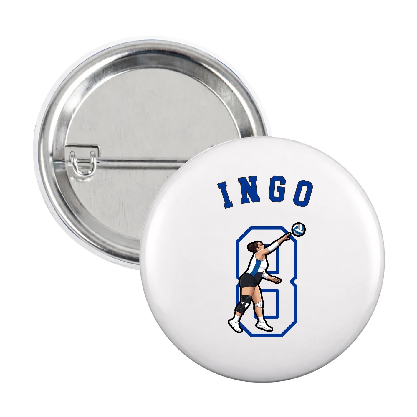 Game Day Button — Shirsey Arch in White