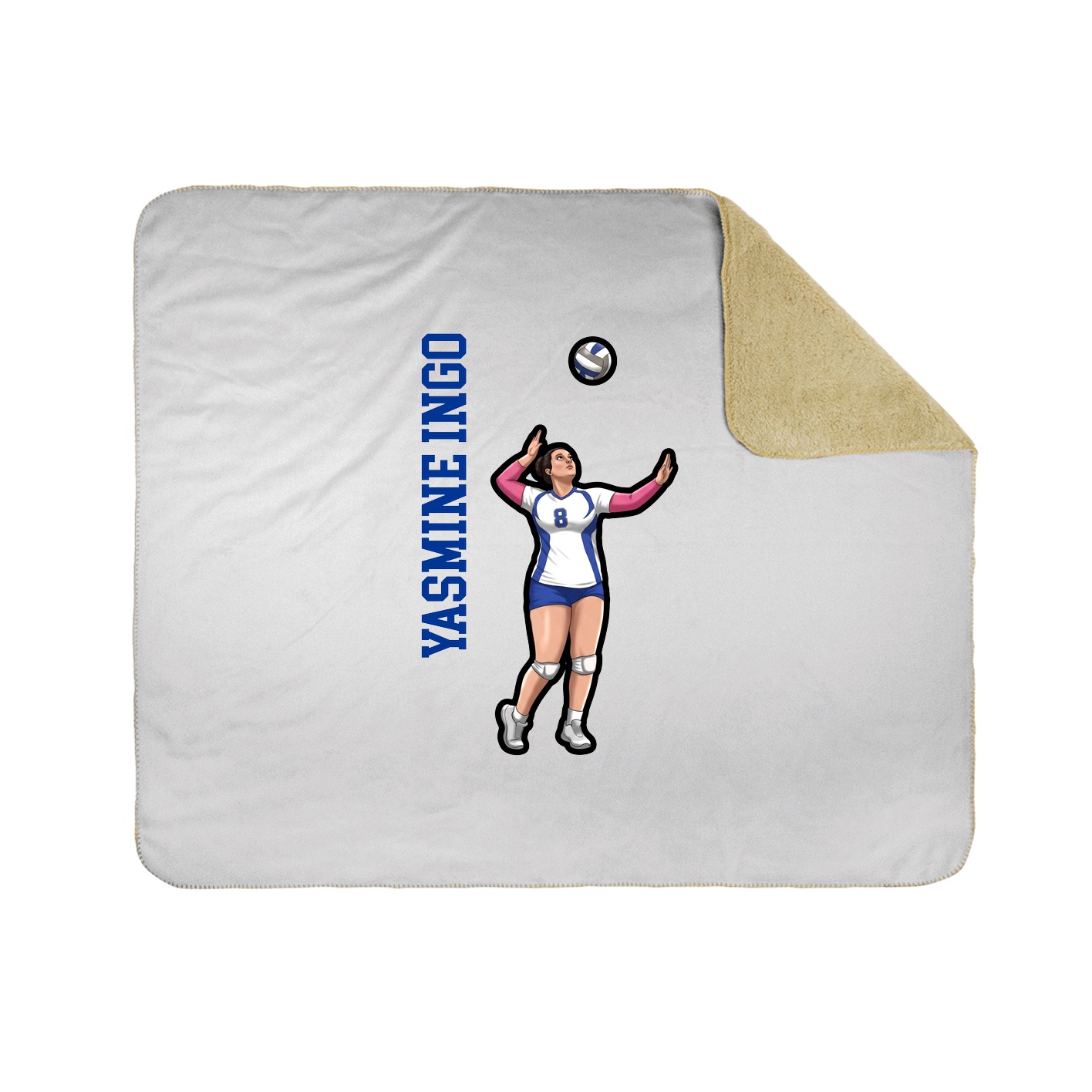 50x60 Sherpa Lined Throw Blanket