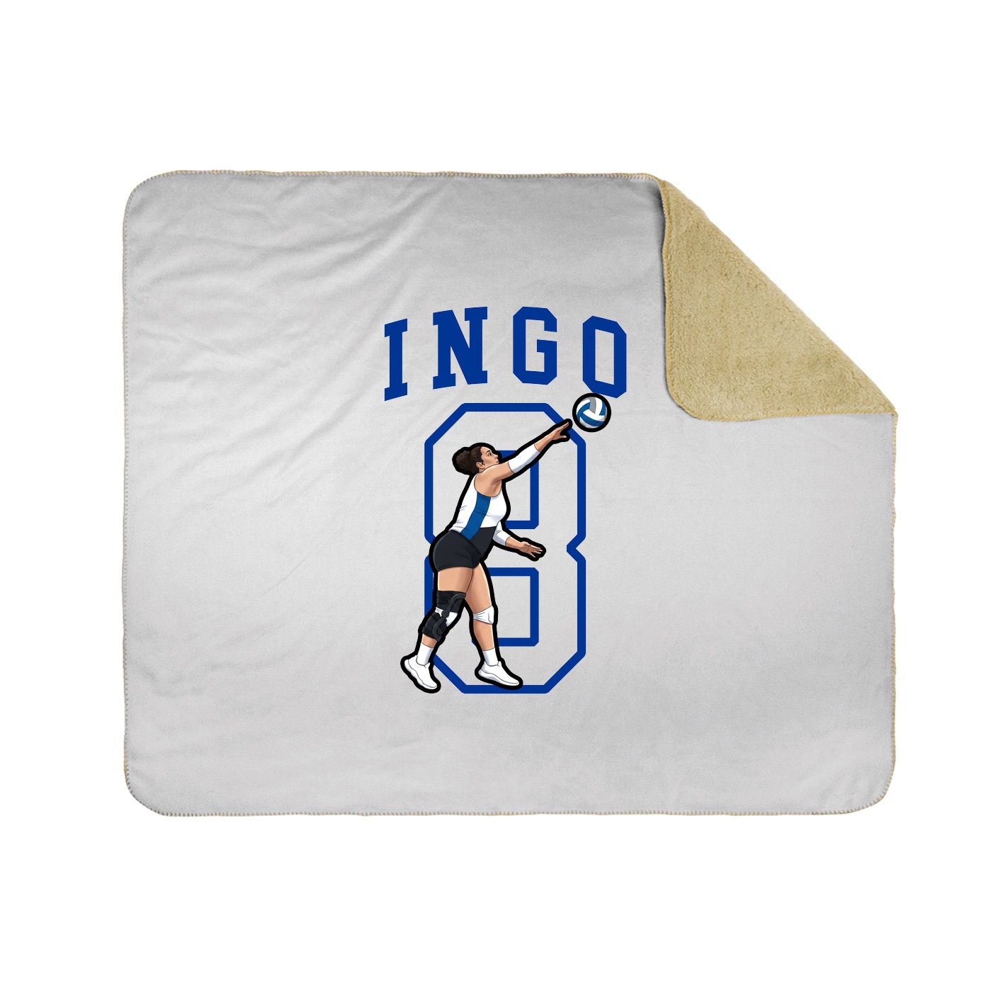 50x60 Sherpa Lined Throw Blanket