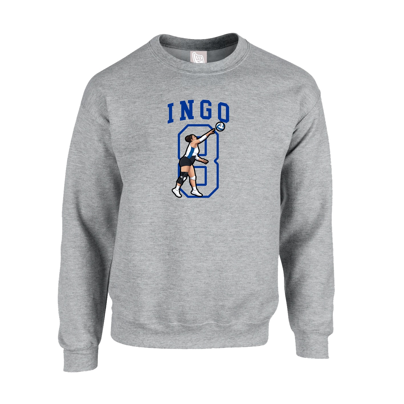 Fleece Crew — Shirsey in Grey