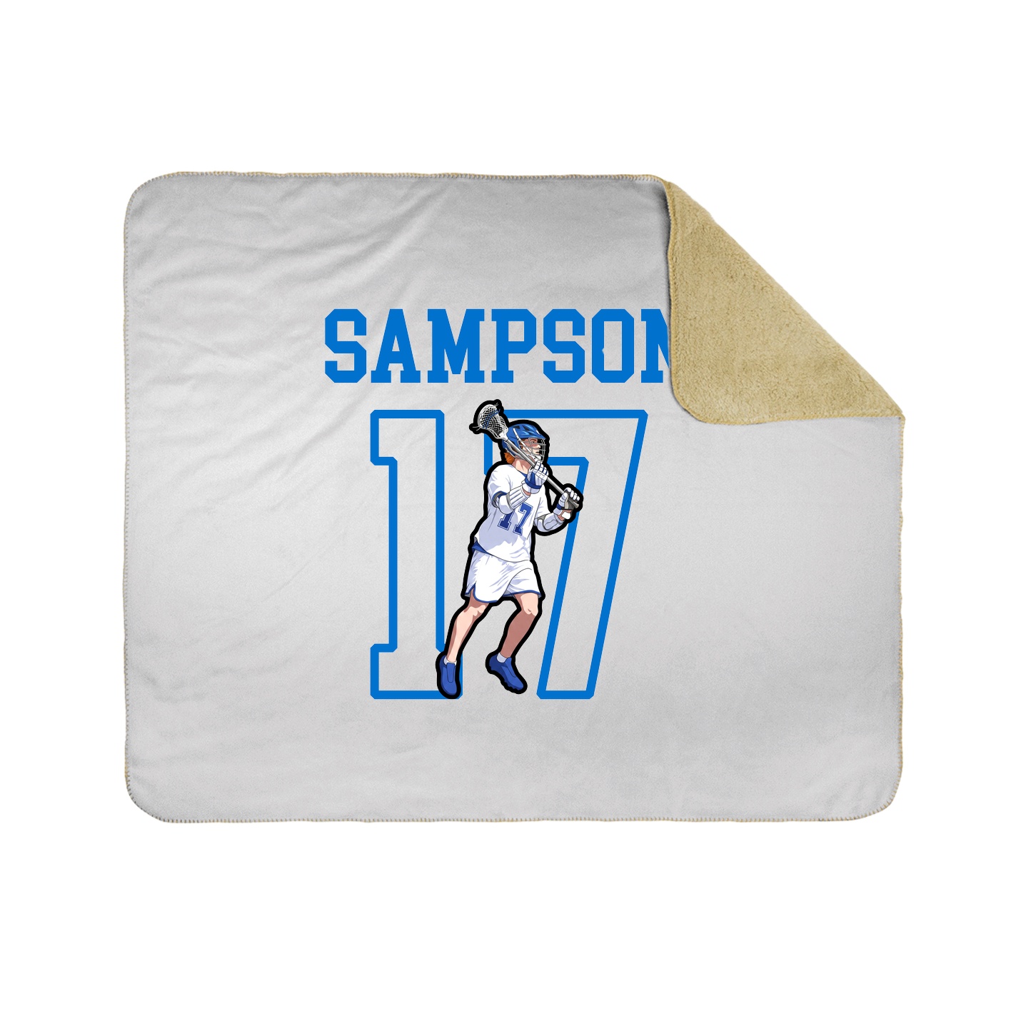 Throw Blanket — Shirsey in White